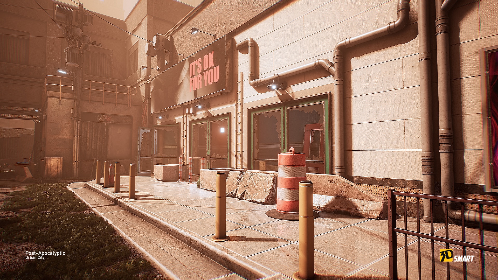 PostApocalyptic Urban City in Environments UE Marketplace