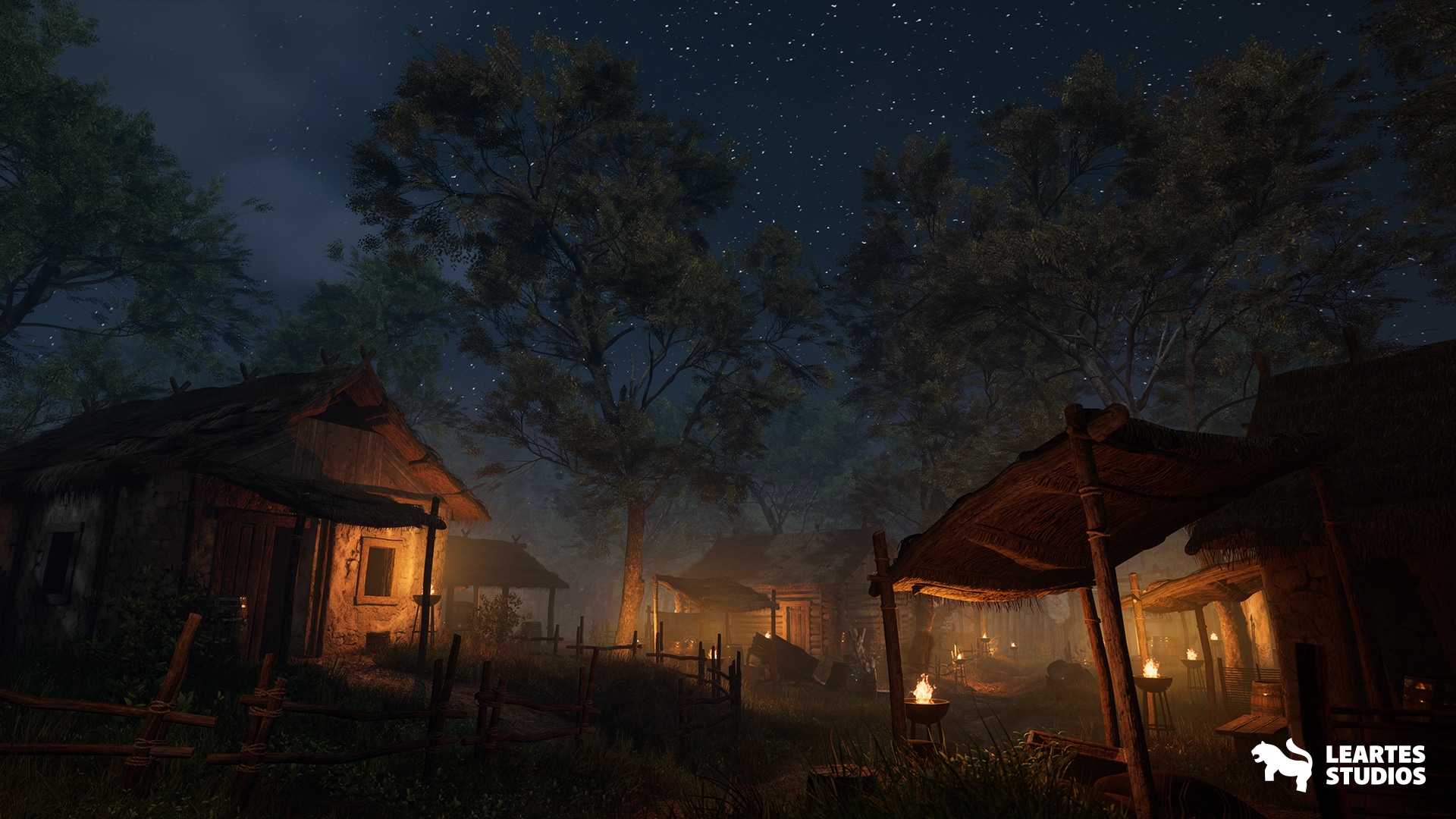 在环境创建的Bandit Valley Village 虚幻引擎商城