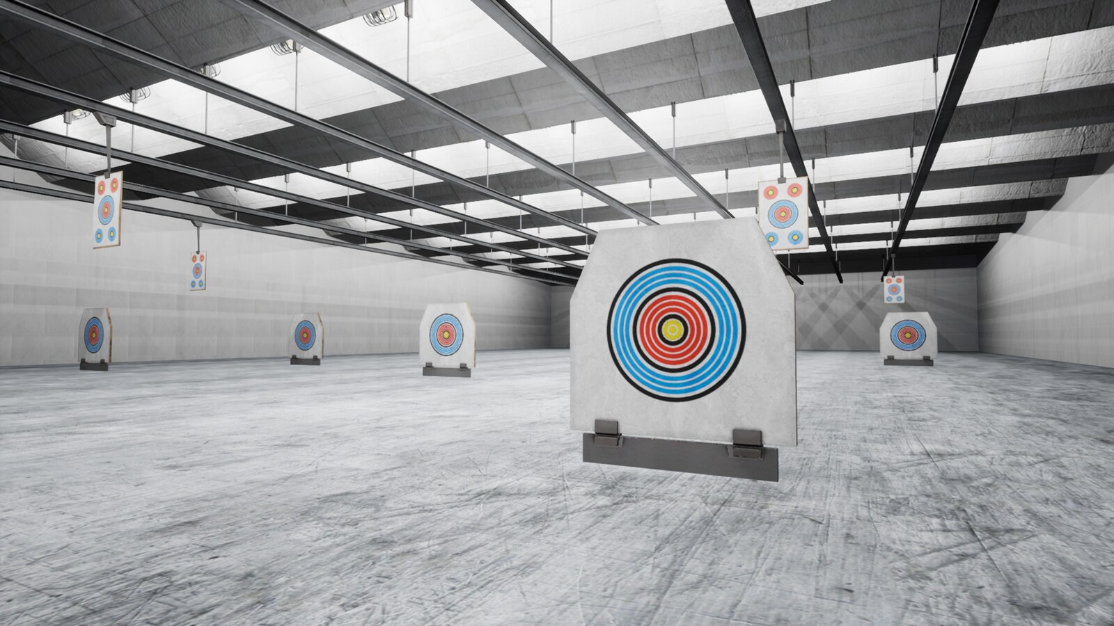 Shooting Range basement in Environments UE Marketplace