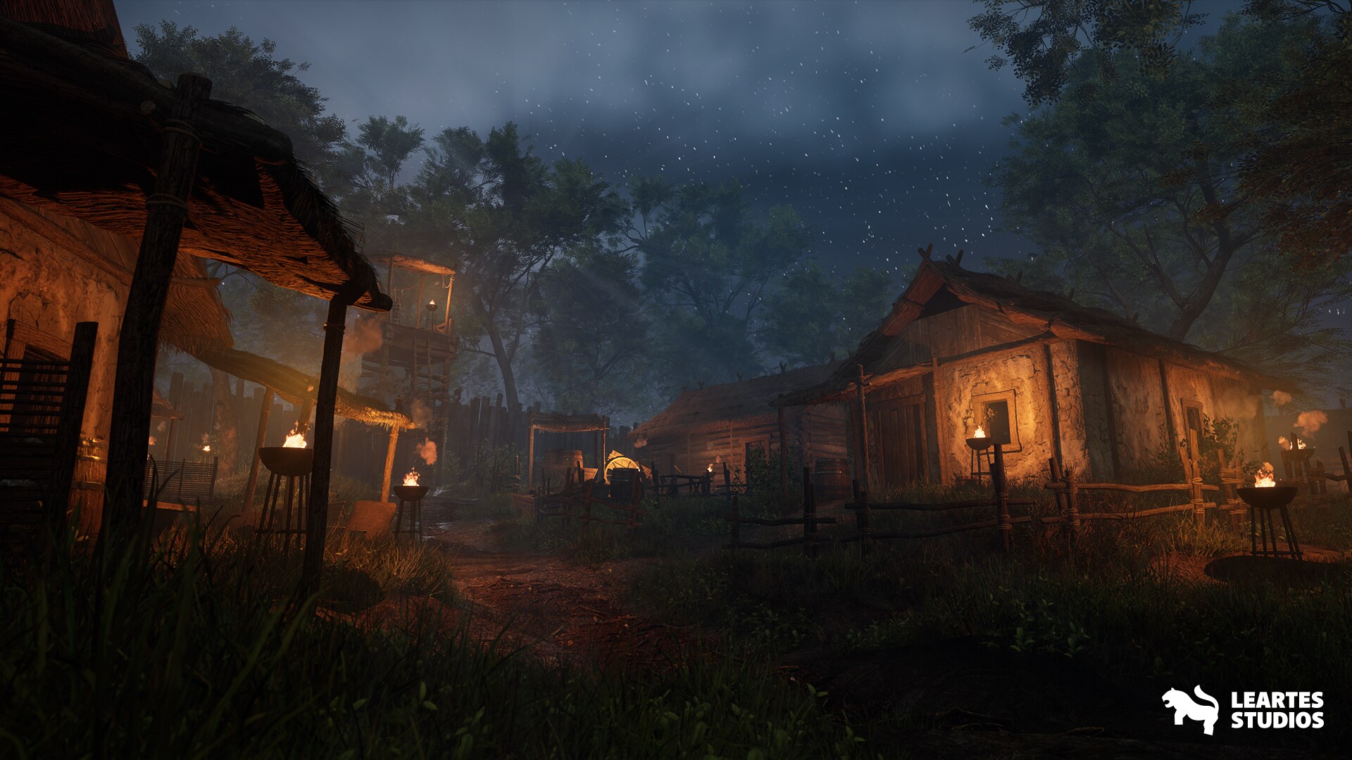 在环境创建的Bandit Valley Village 虚幻引擎商城