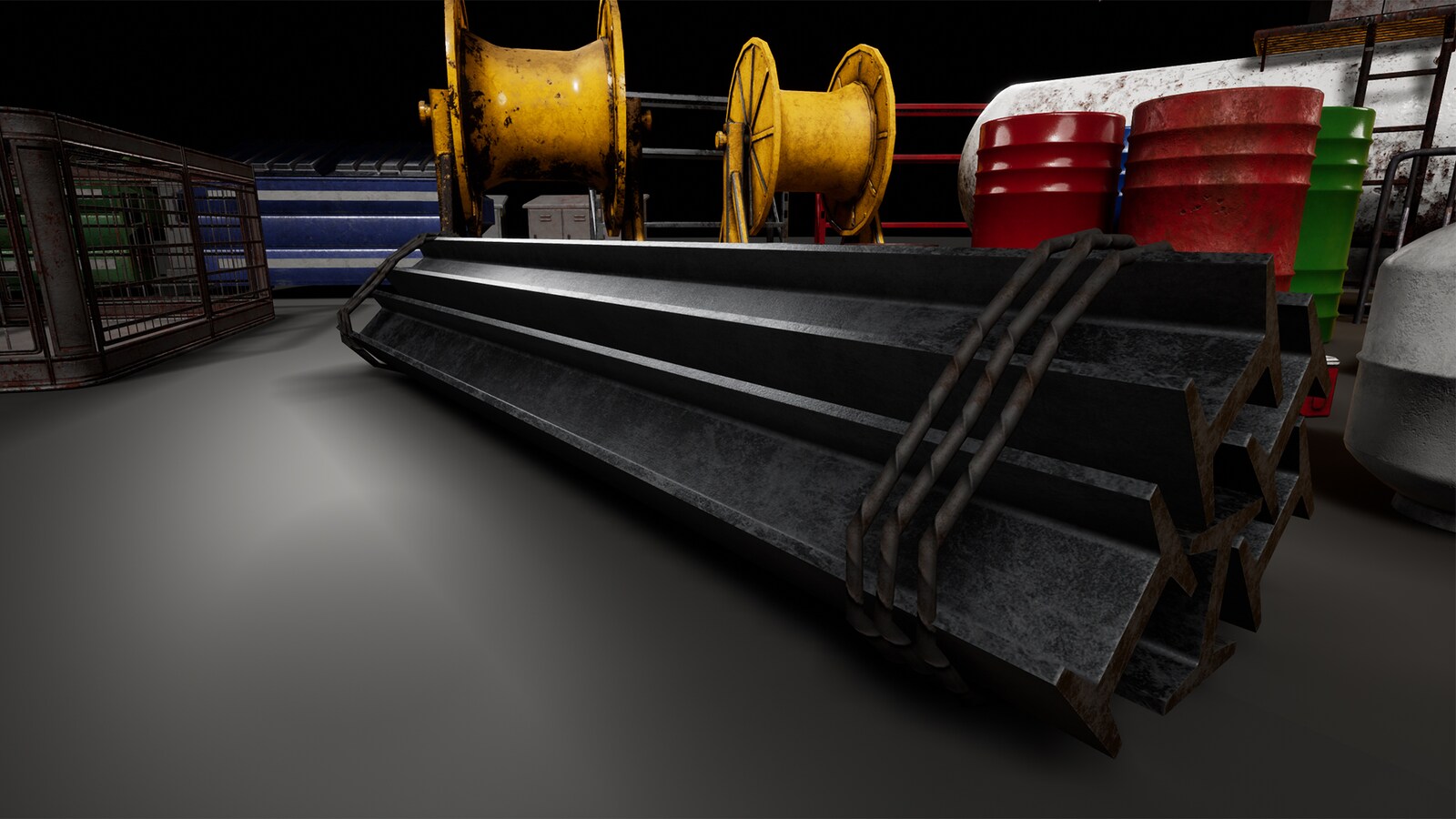 Industrial Props Pack in Props UE Marketplace