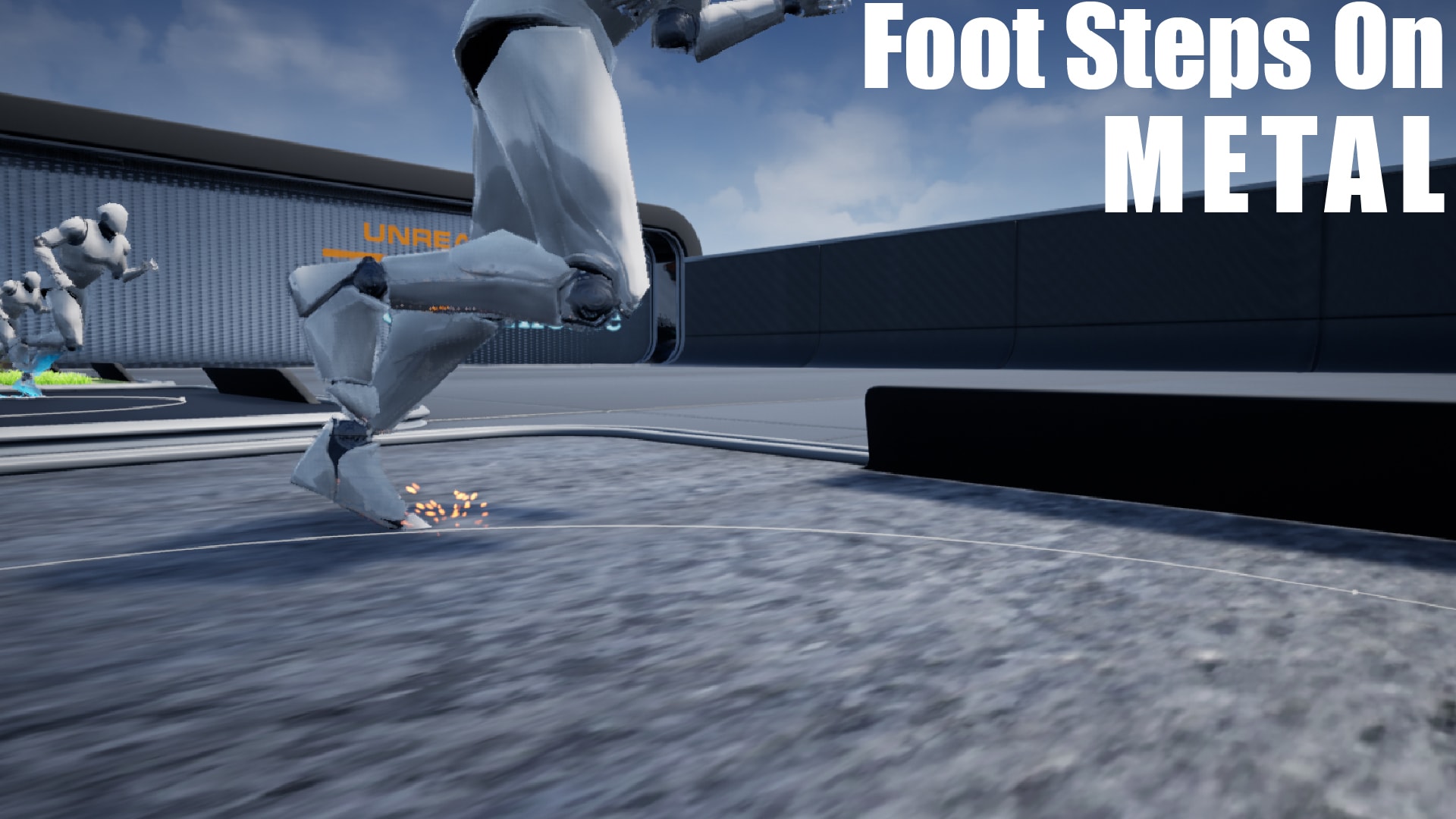 Niagara Foot Step Effect in Visual Effects UE Marketplace