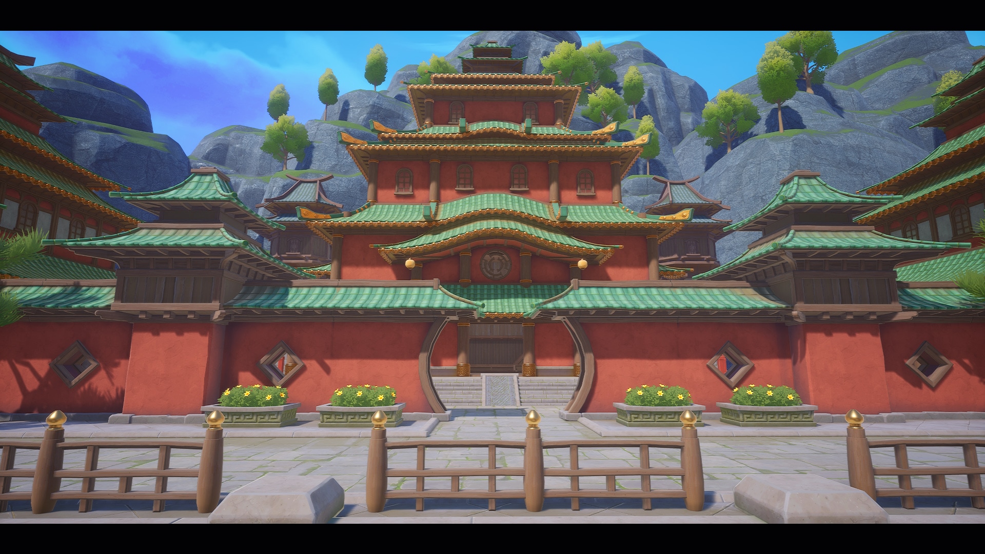 Stylized Asian Village