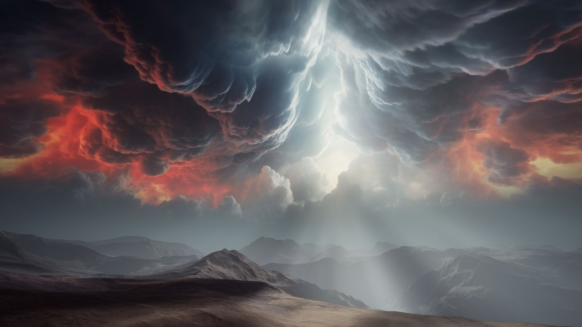 Matte Painting Skybox Pack Chaotic Skies II