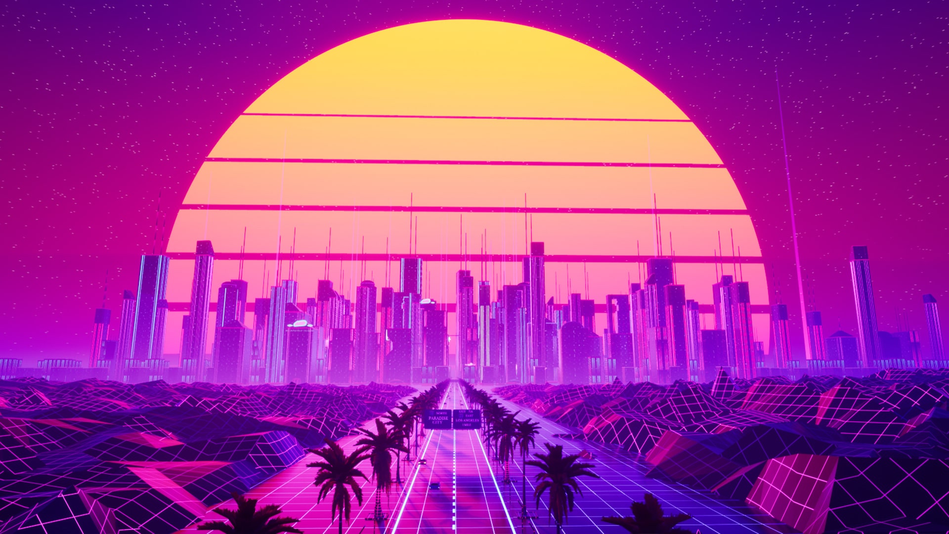 Synthwave City Kit