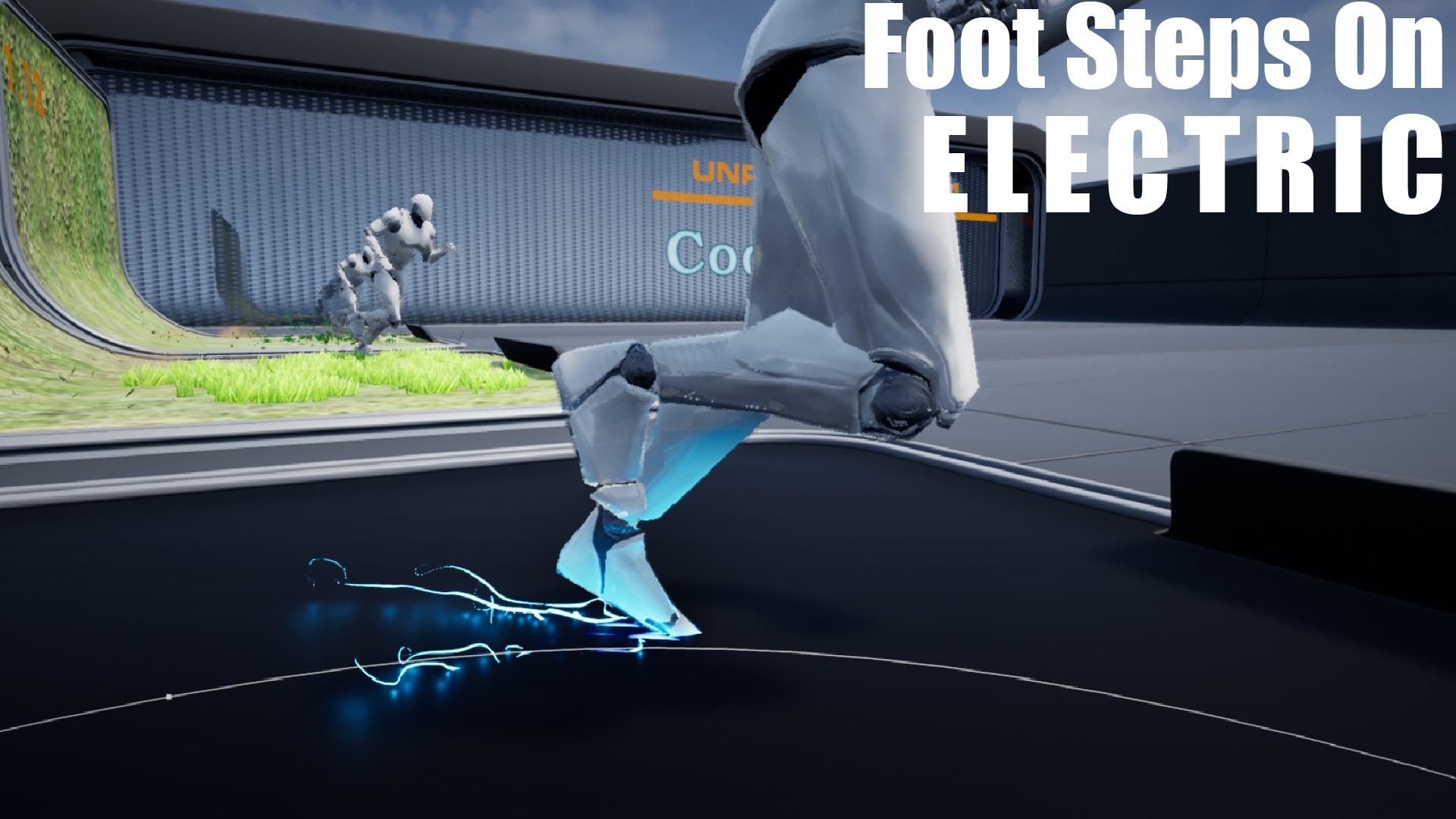 Niagara Foot Step Effect in Visual Effects UE Marketplace
