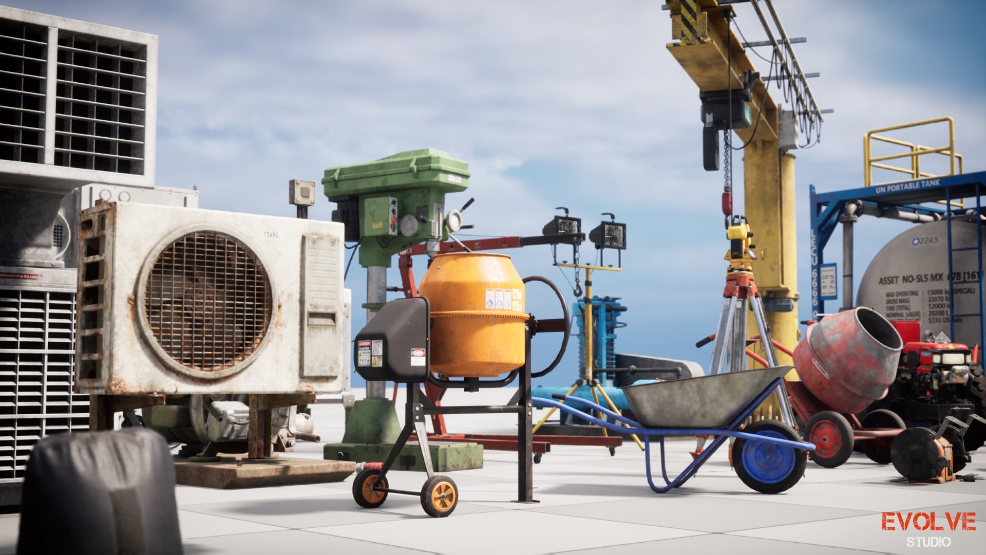 Industrial Props Bundle 01 in Props UE Marketplace