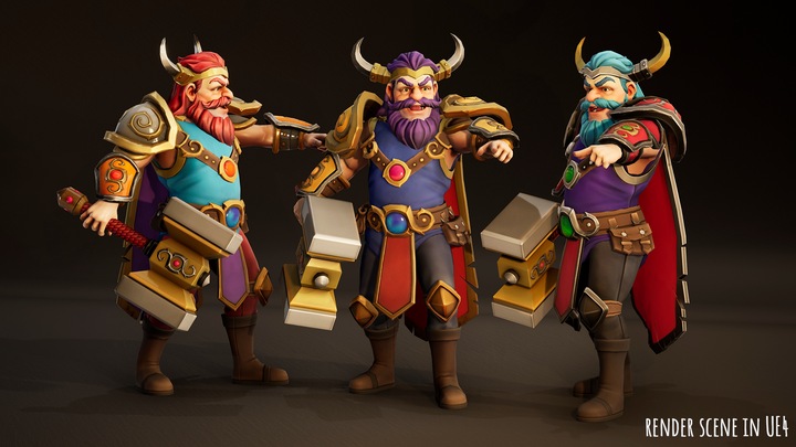 Stylized Male Viking 01