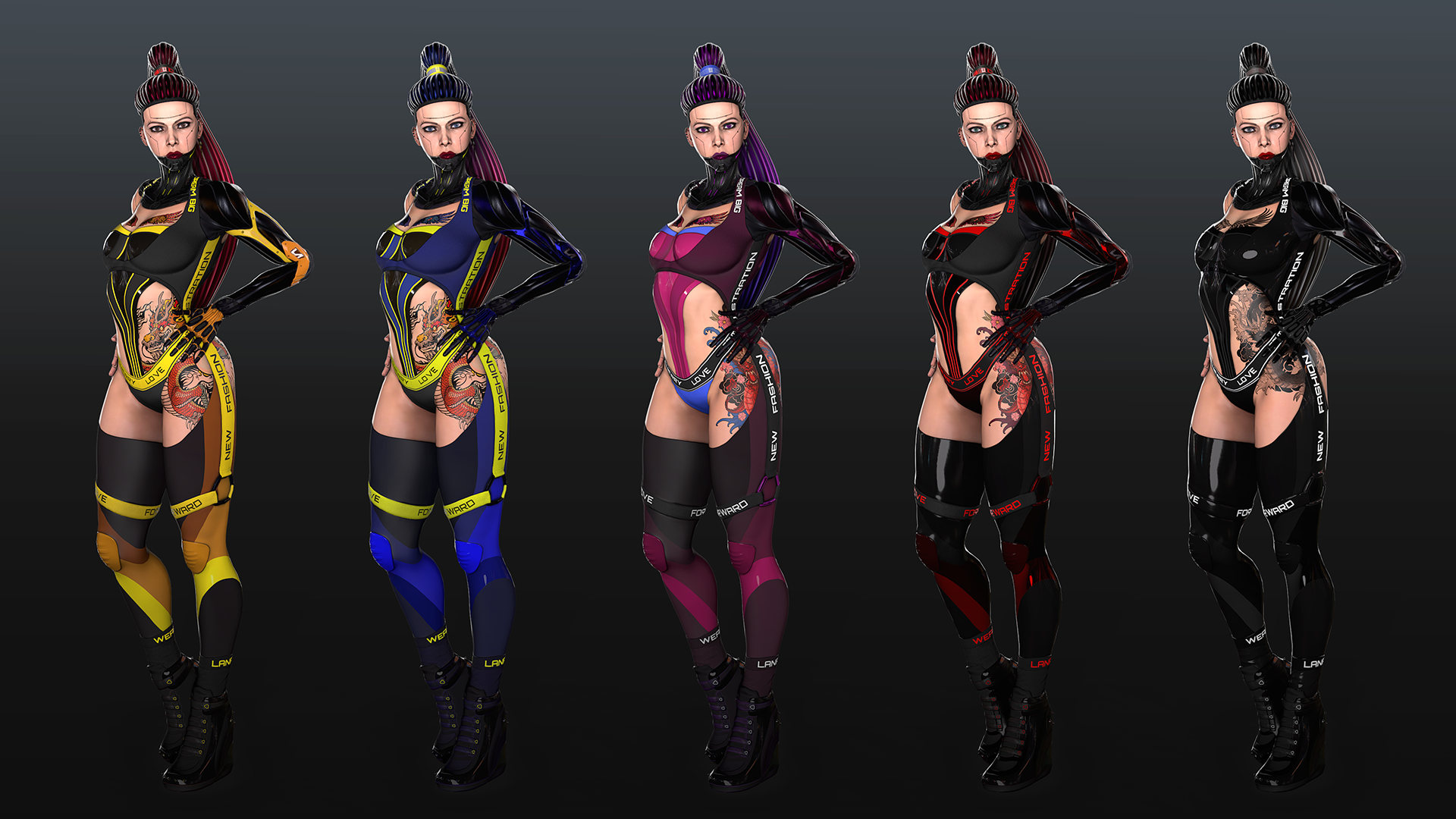 Samantha - Cyberpunk girl