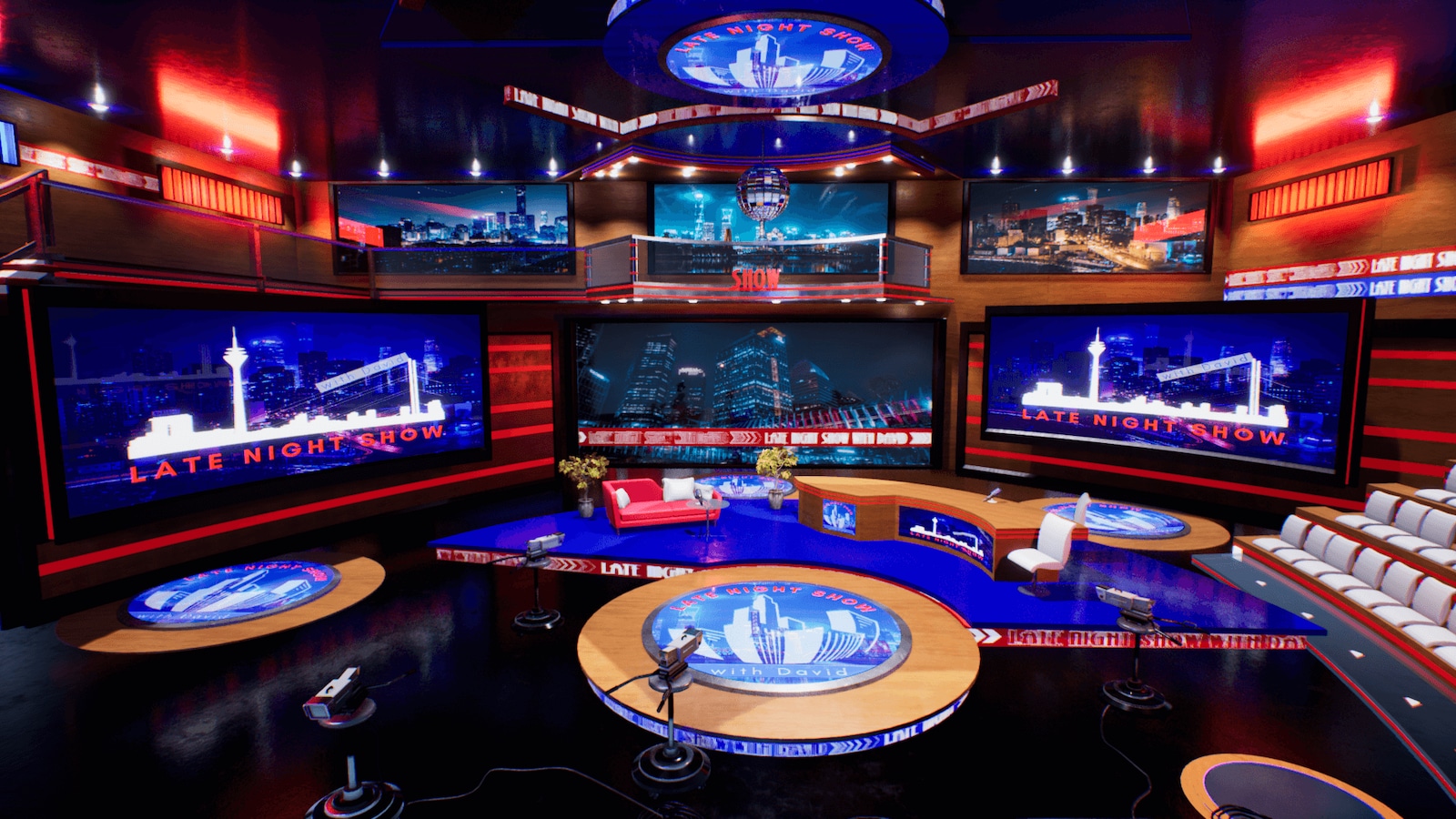 talk show set design ideas