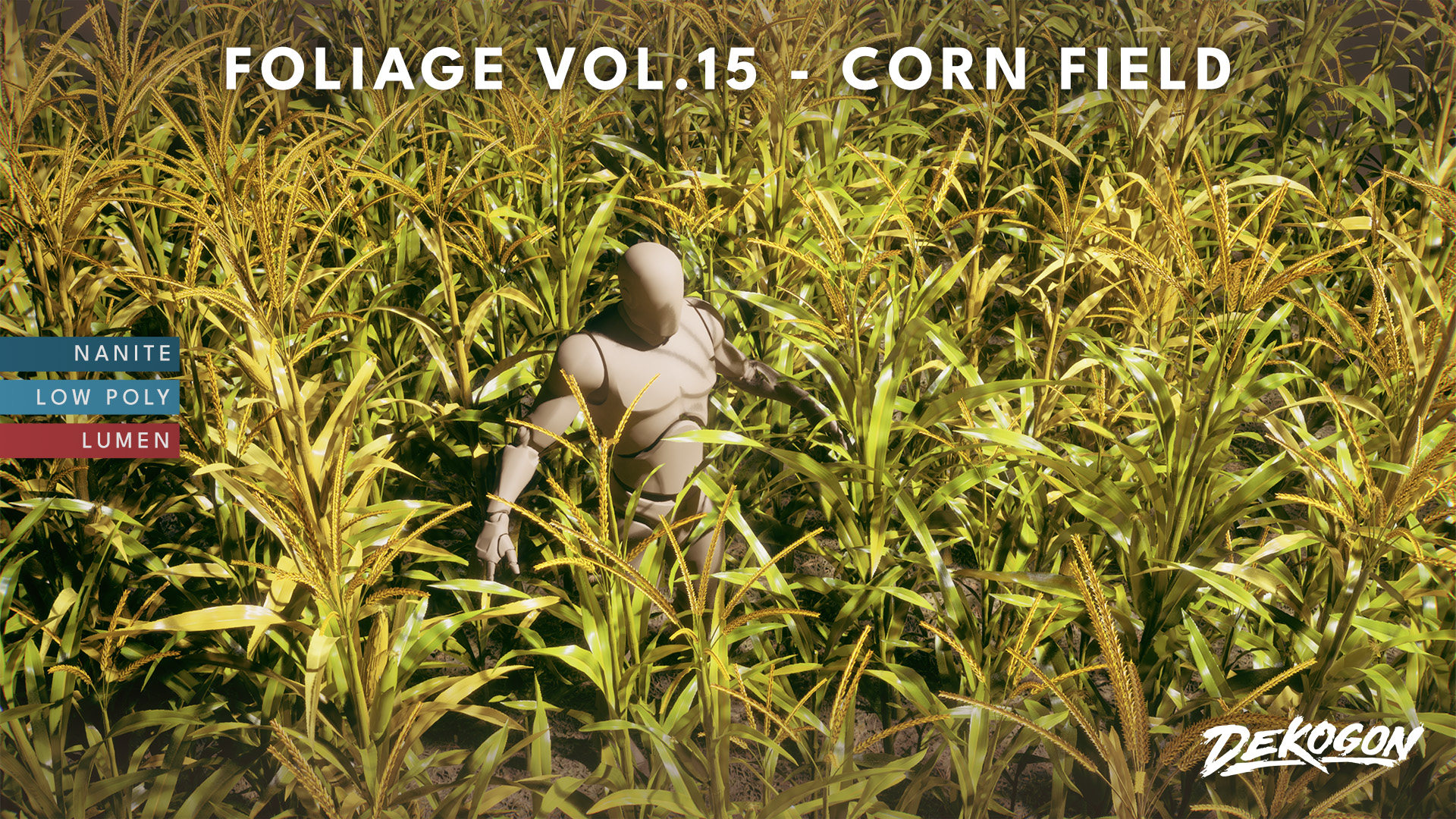 Foliage VOL.15 - Corn Field (Nanite and Low Poly)