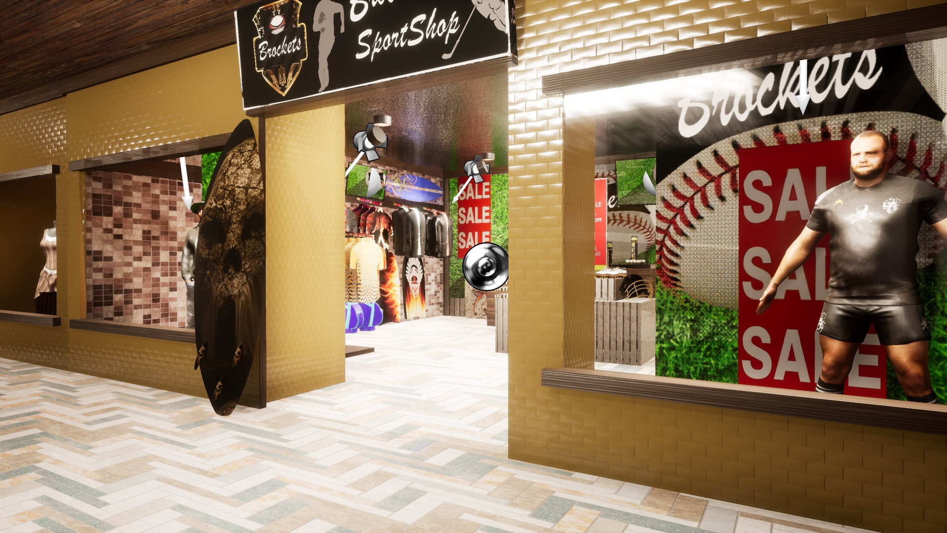 Clothing and Sports Fashion Store in Environments UE Marketplace
