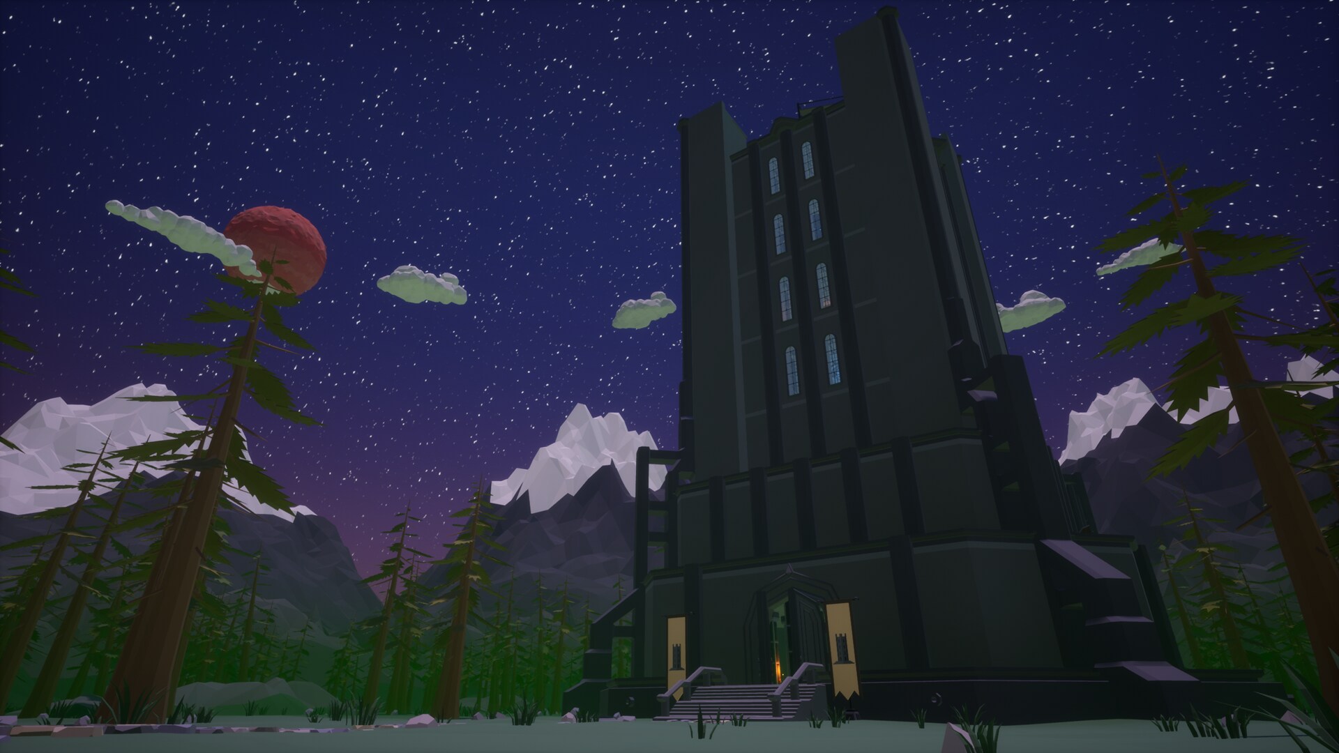Low Poly Tower in Environments UE Marketplace