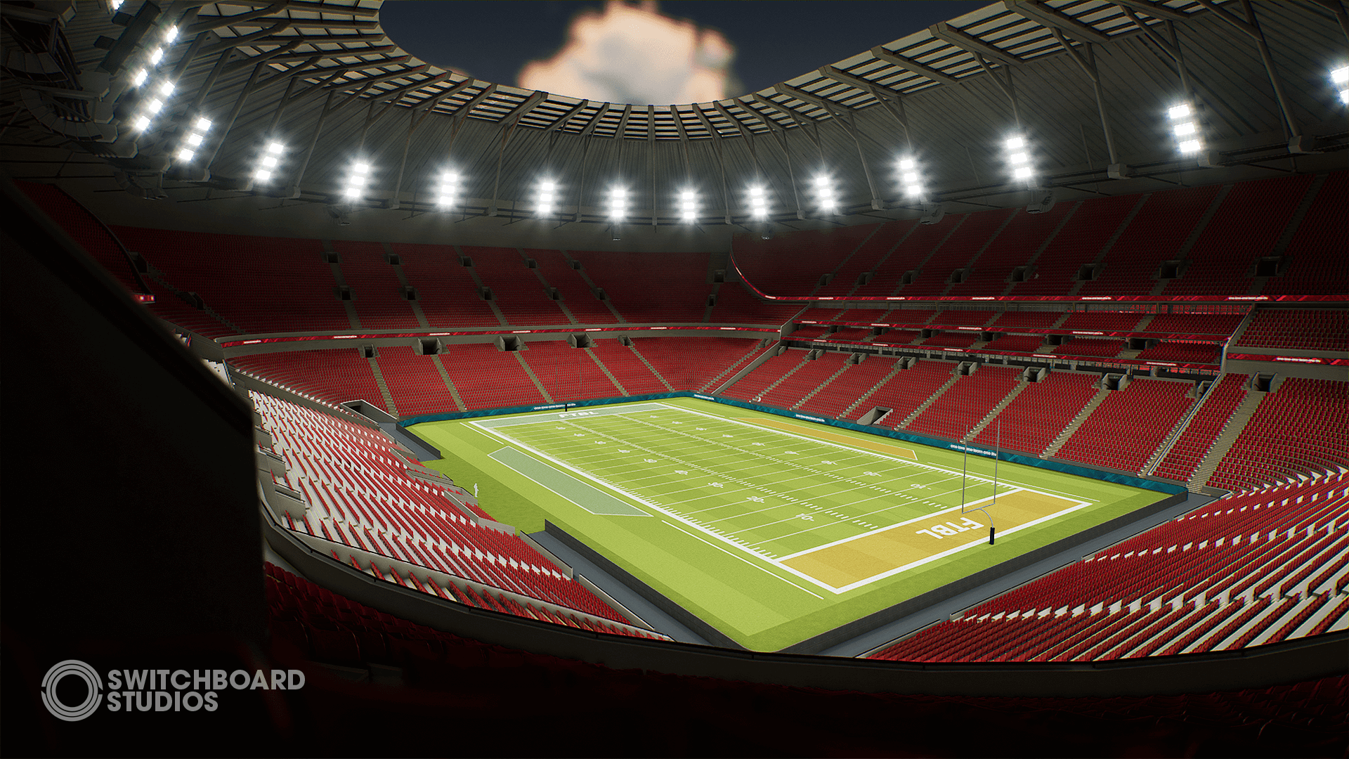 Football & Soccer Sports Stadium
