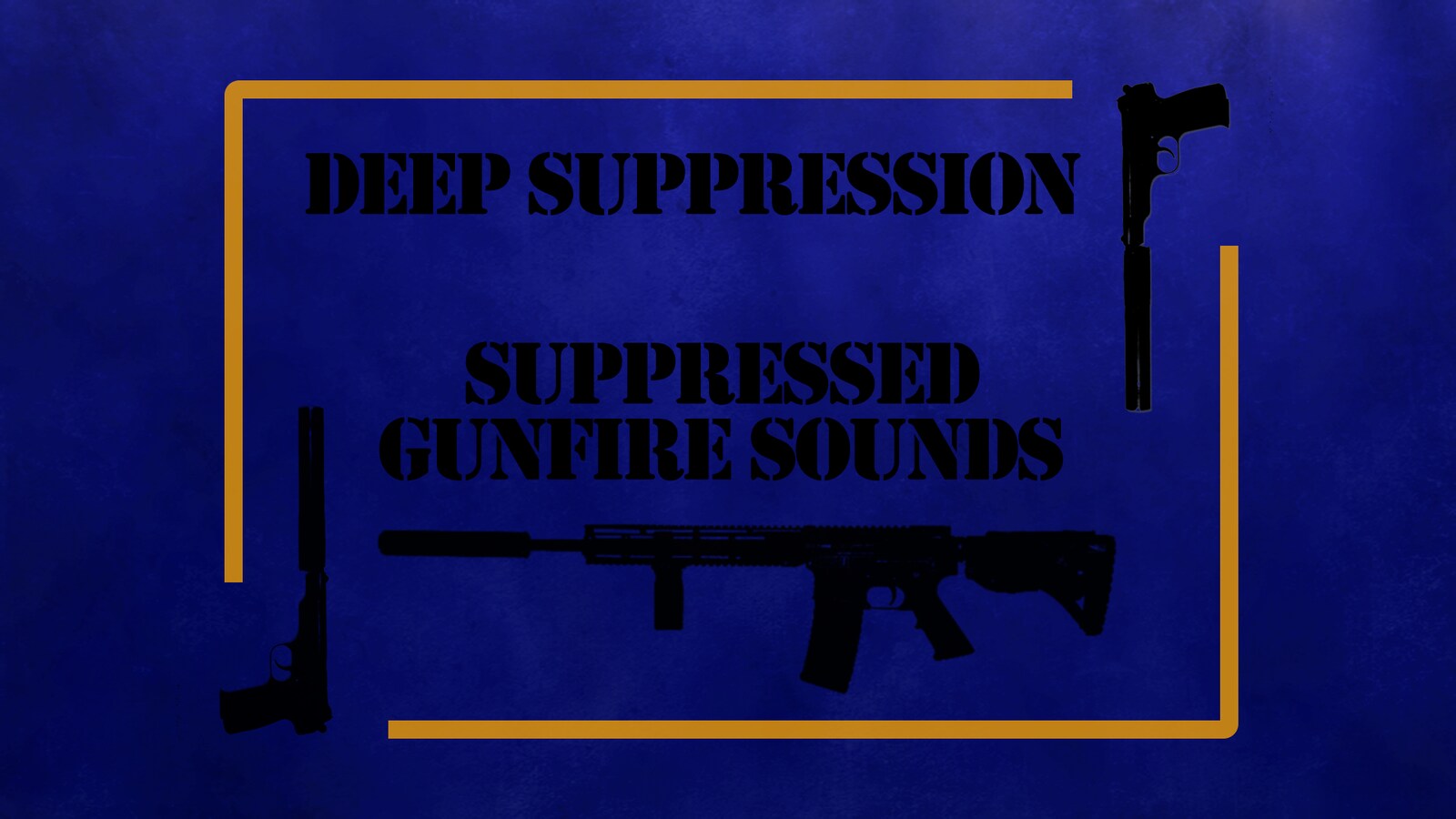 Deep Suppression Suppressed Gunfire Sounds by Black Fang Technologies