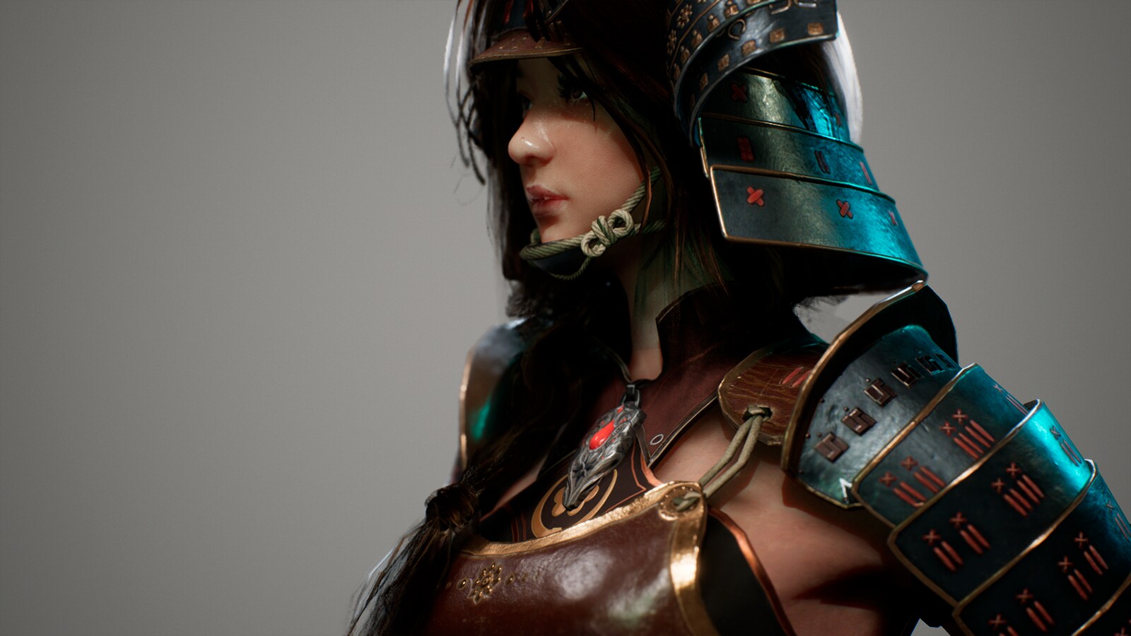 Samurai Girl In Characters Ue Marketplace