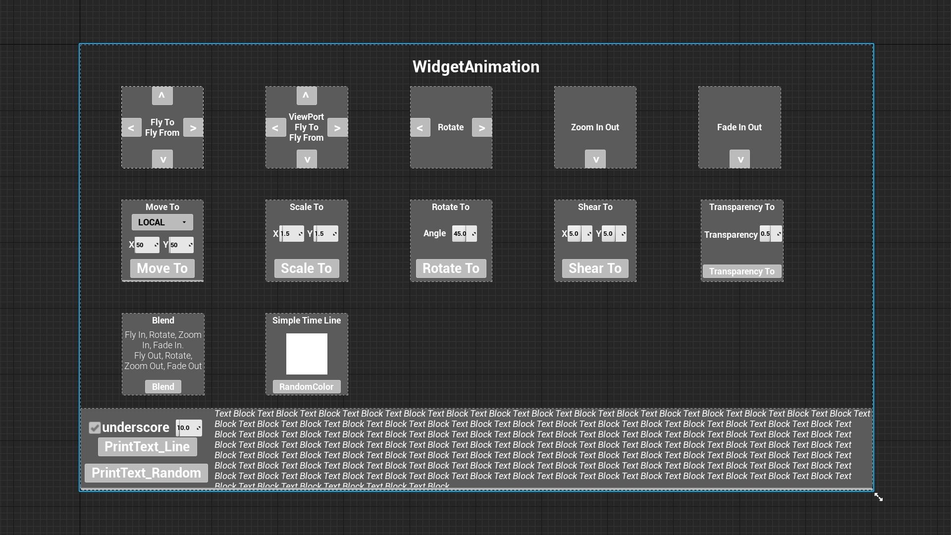 WidgetAnimation