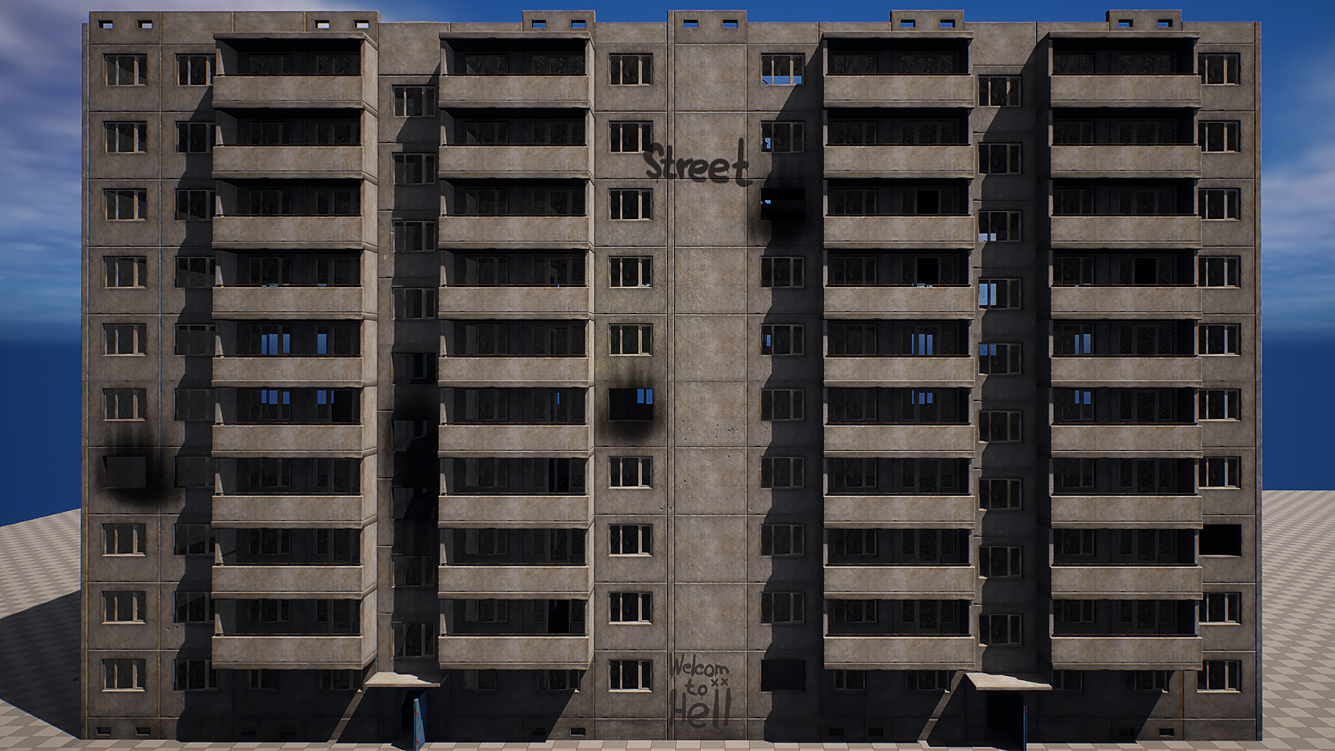 Modular destroy house