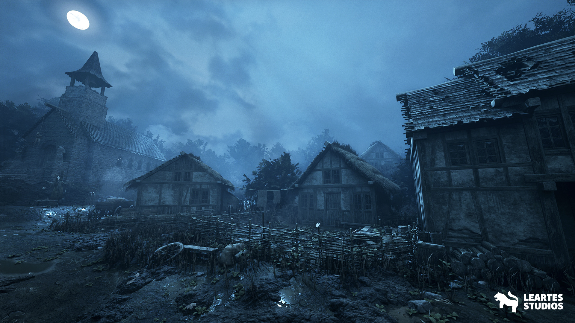 Demonic Village Environment (Medieval Village, Interior + Exterior) + ULAT