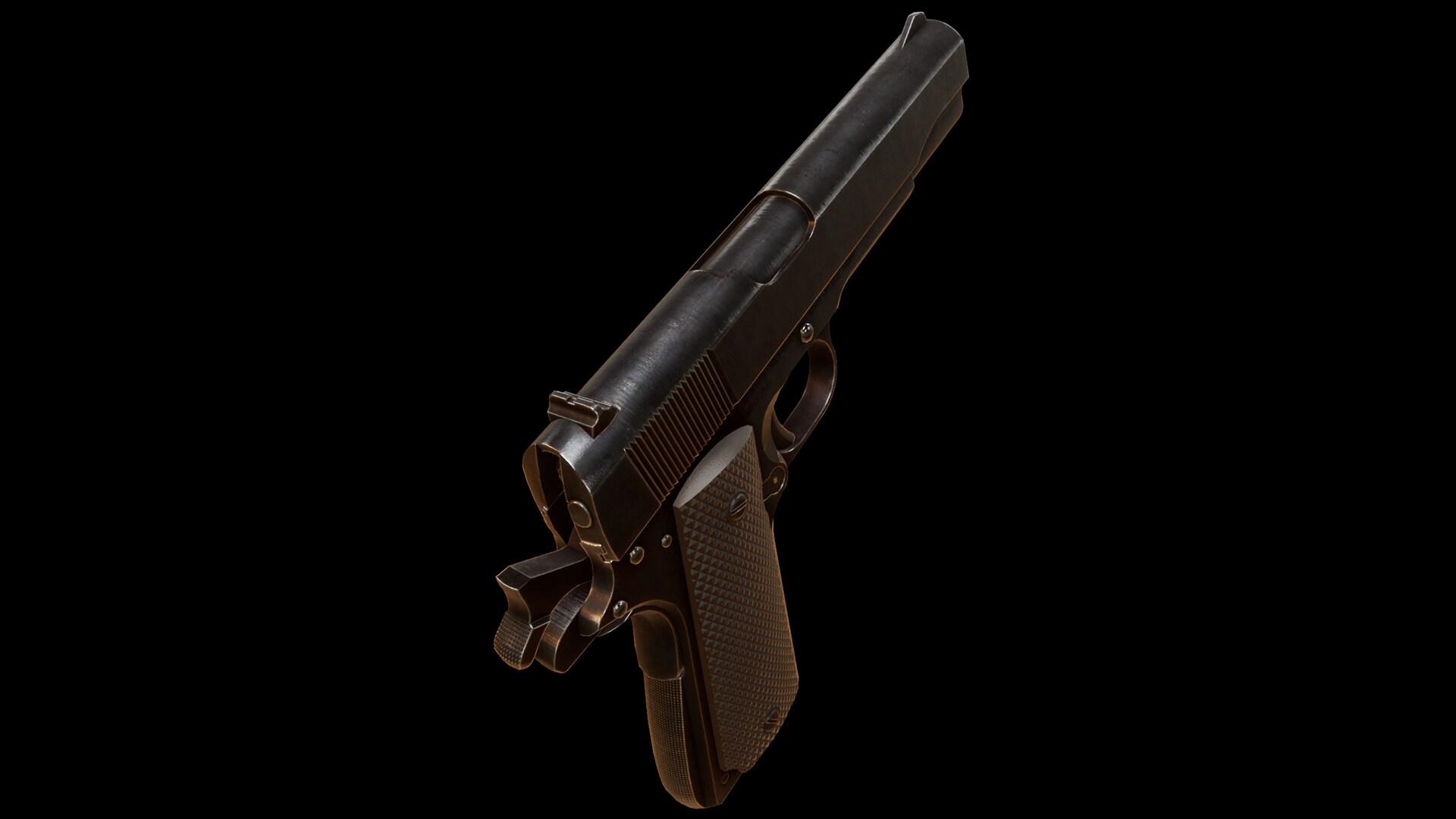 在武器创建的usa weapon m1911a1 - 虚幻引擎商城