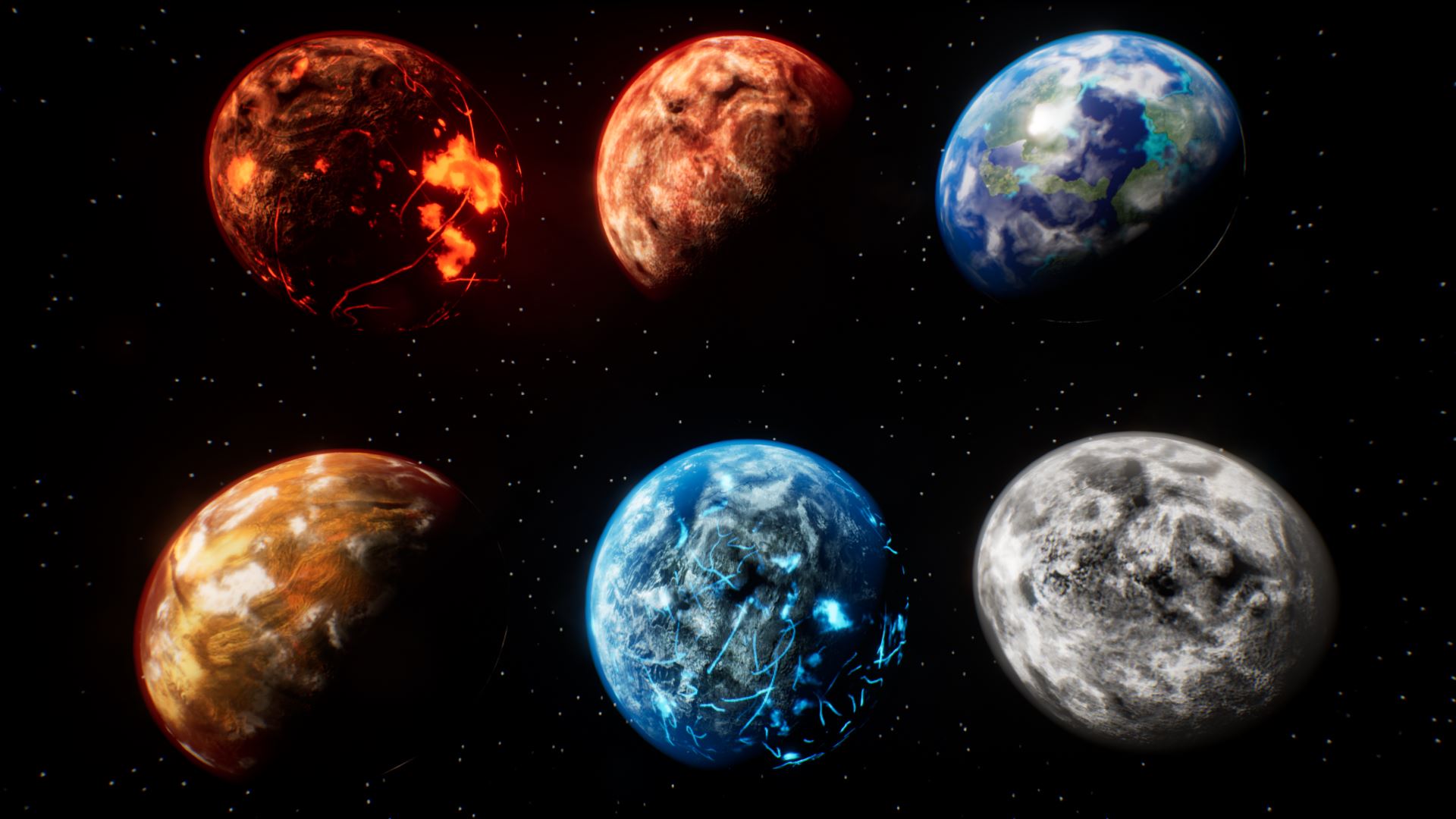 在环境中由silentforce创建的space essentials - 虚幻引擎4商城