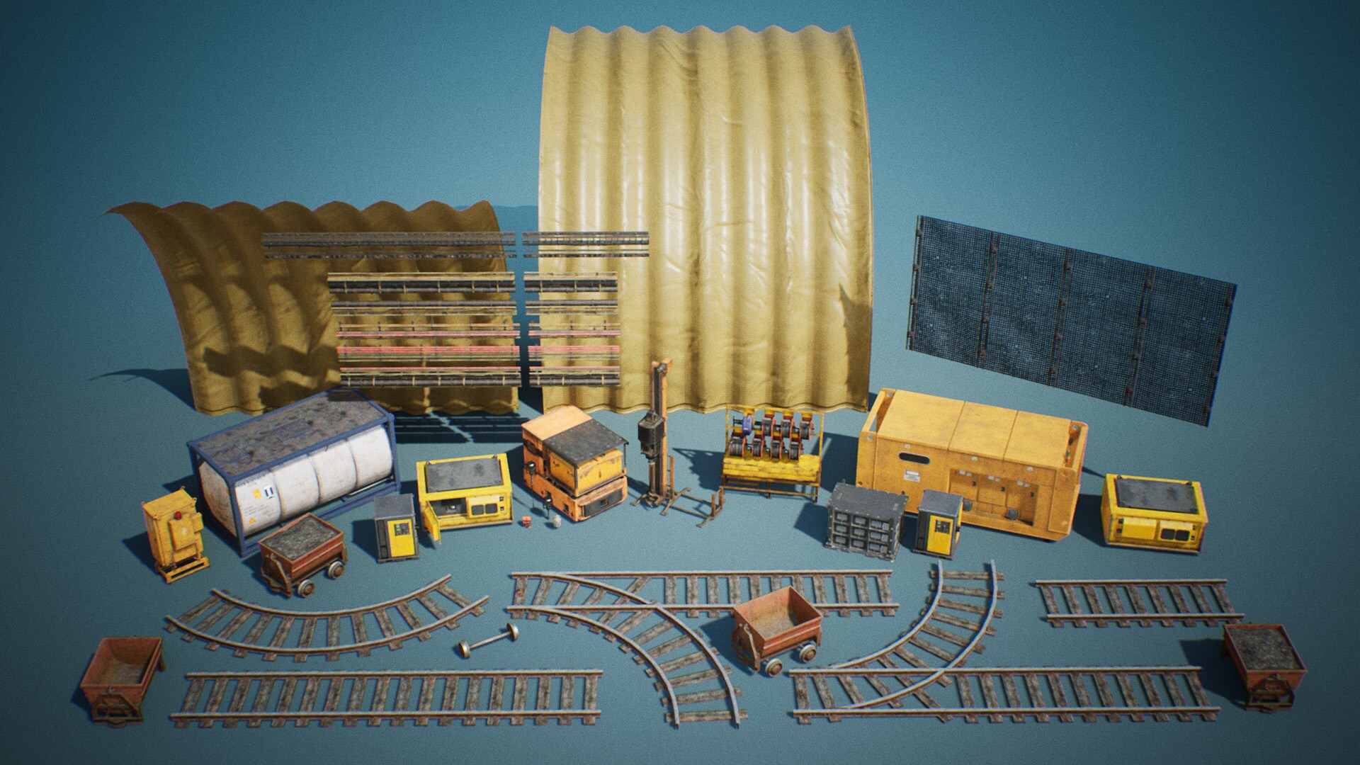 Industrial VOL.1 – Mining Props