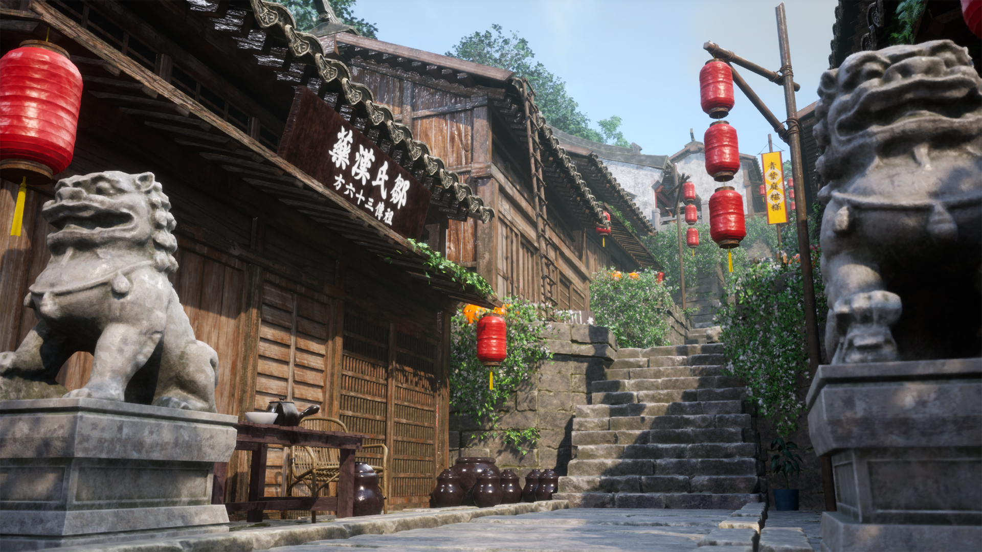 Modular Chinese mountain town
