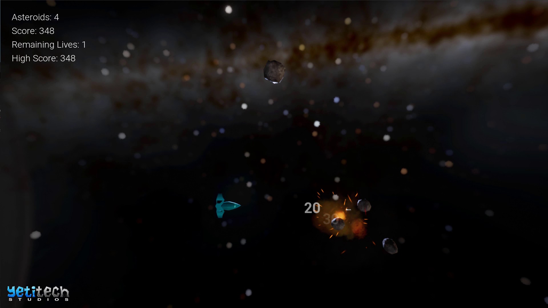 Space Rock Shooter Template