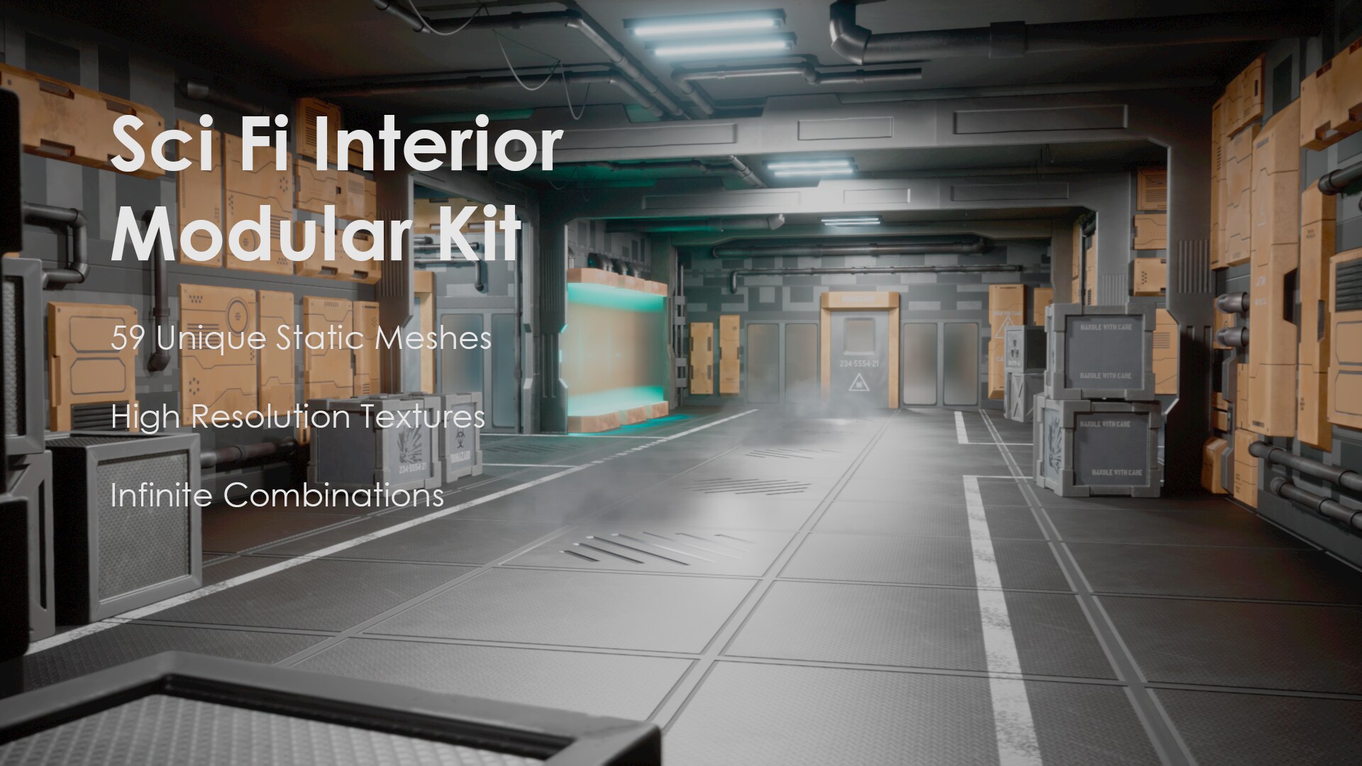 Sci Fi Interior Modular Environment Kit