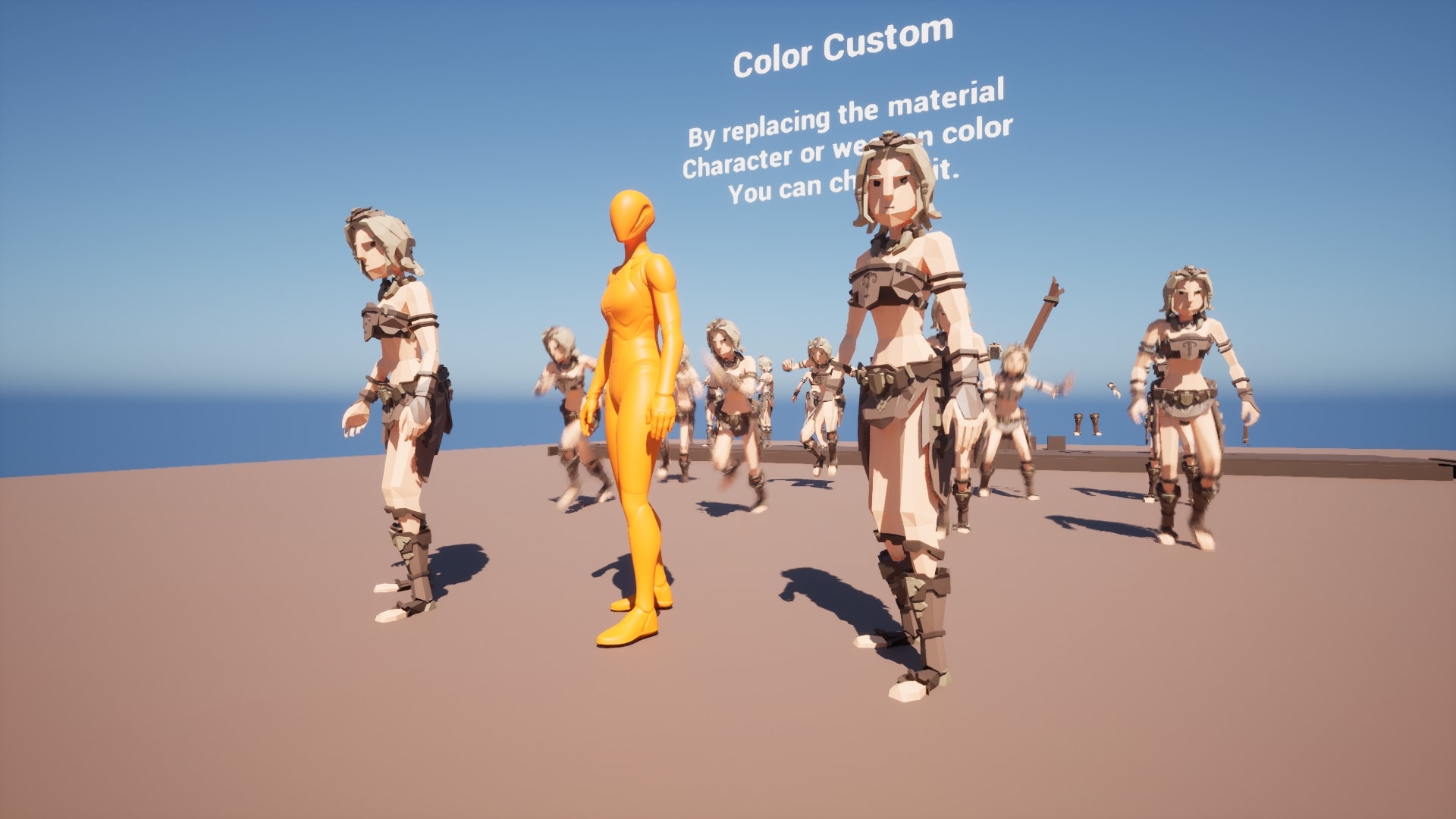 在角色创建的[CR] Character Rough - LowPrototype - Modular 002 Maram03 - 虚幻引擎商城