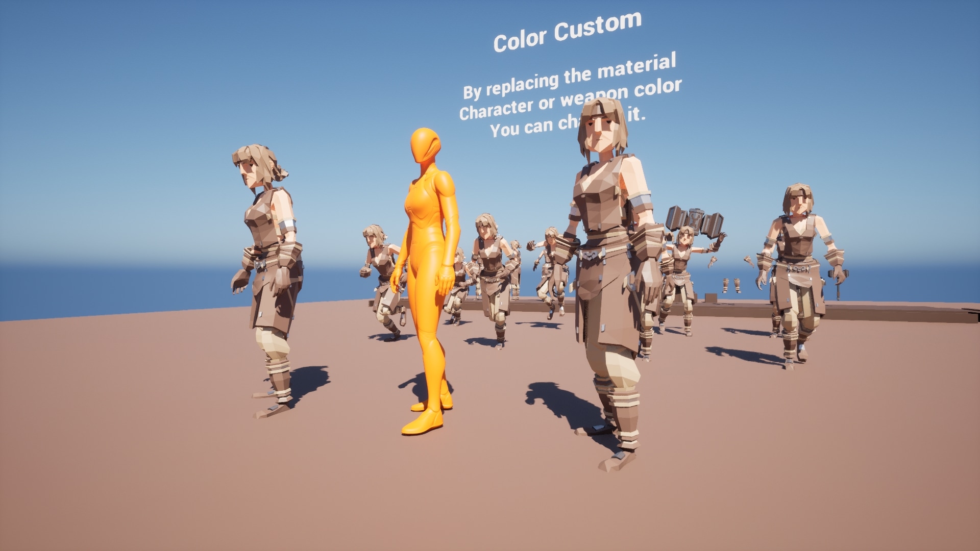 在角色创建的[CR] Character Rough - LowPrototype - Modular 003 Bargin05 - 虚幻引擎商城