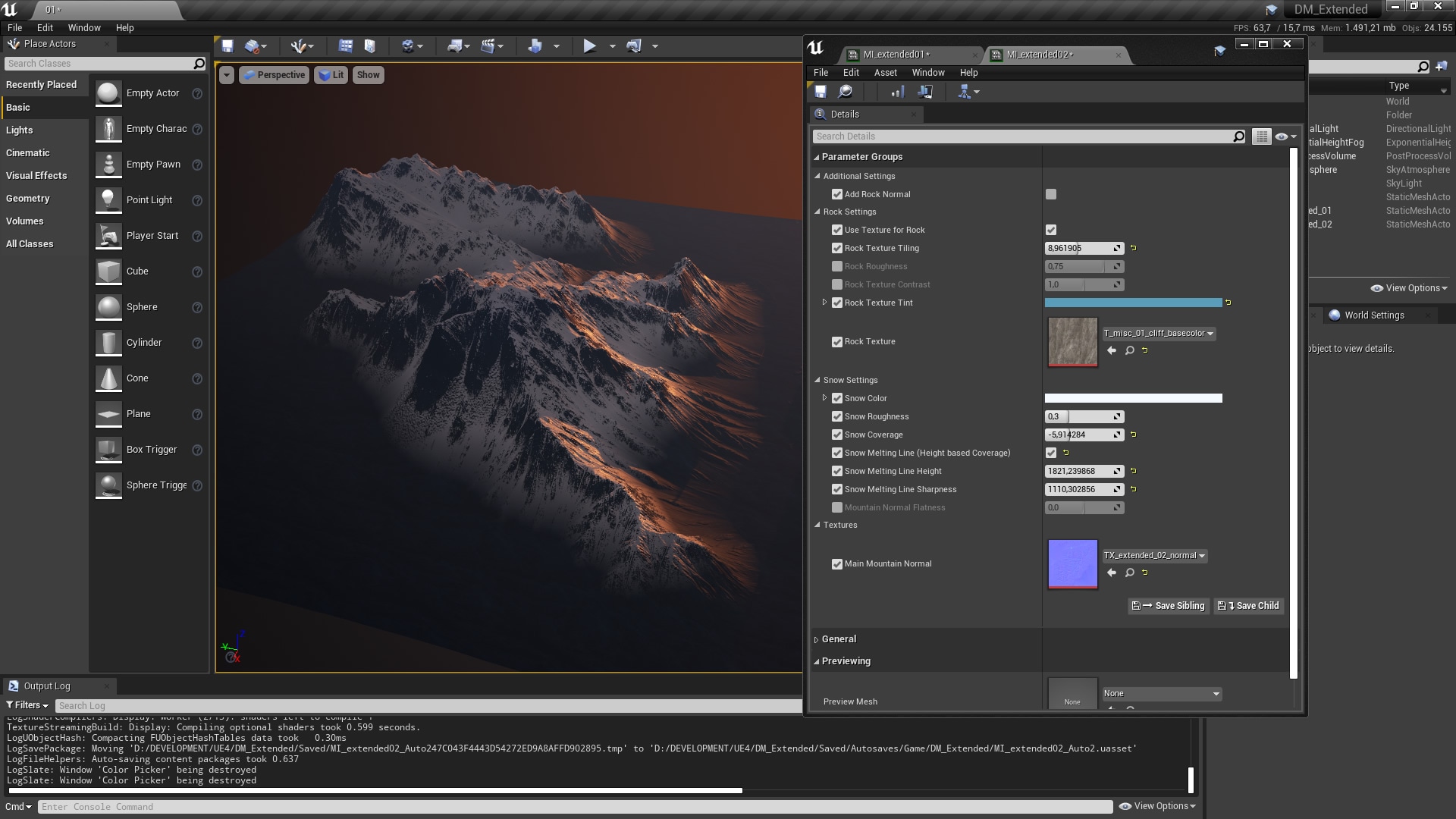 Distant Mountains in Props - UE Marketplace