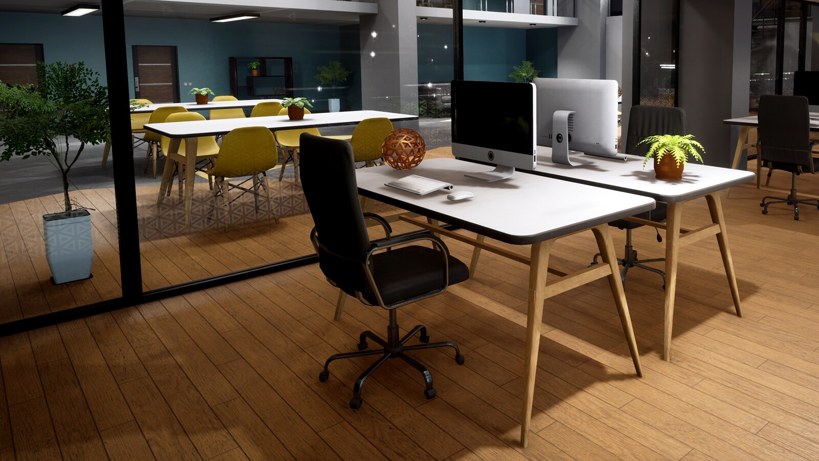 Modern Modular Tech Office in Environments UE Marketplace