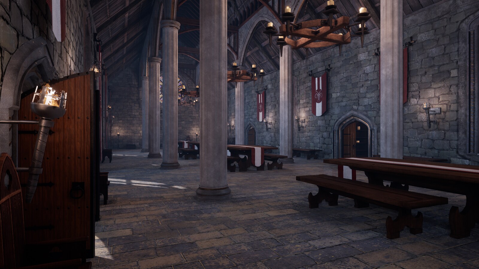 Fantasy Great Hall in Environments UE Marketplace