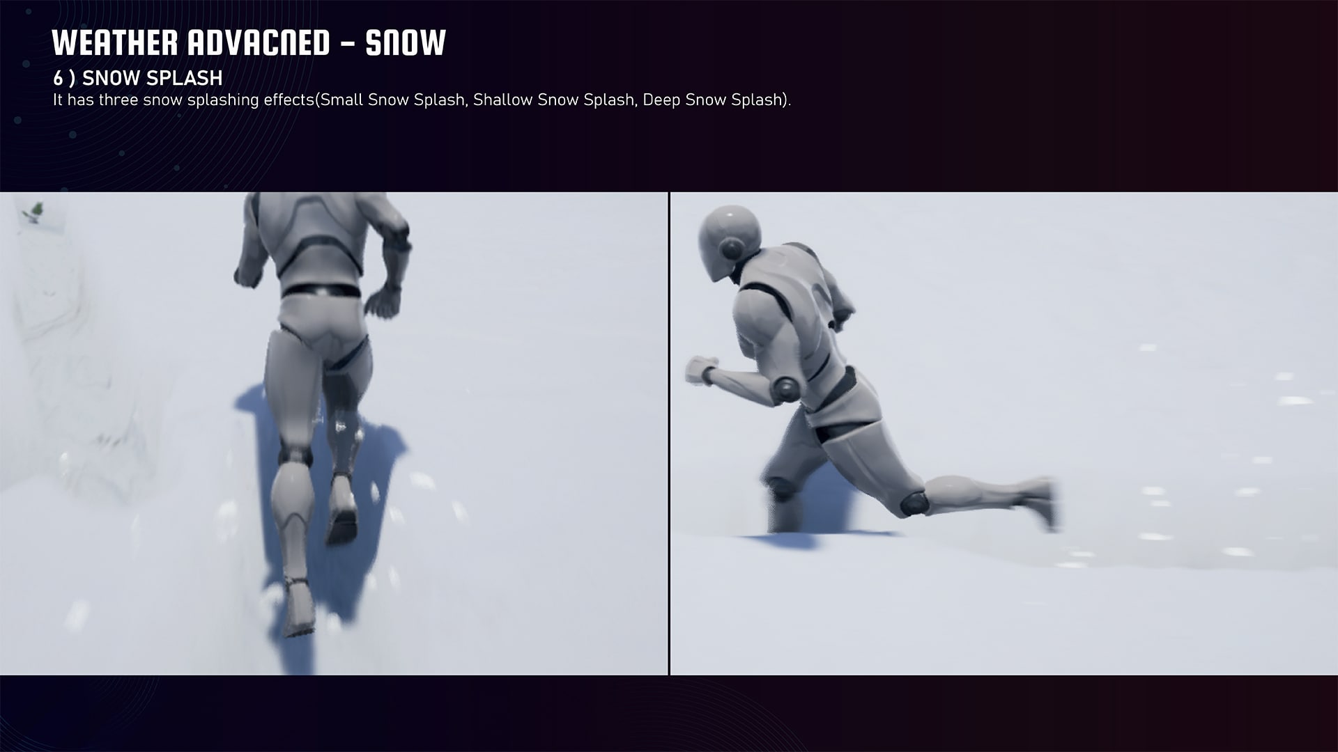 Weather Advanced Snow エフェクト Ue マーケットプレイス