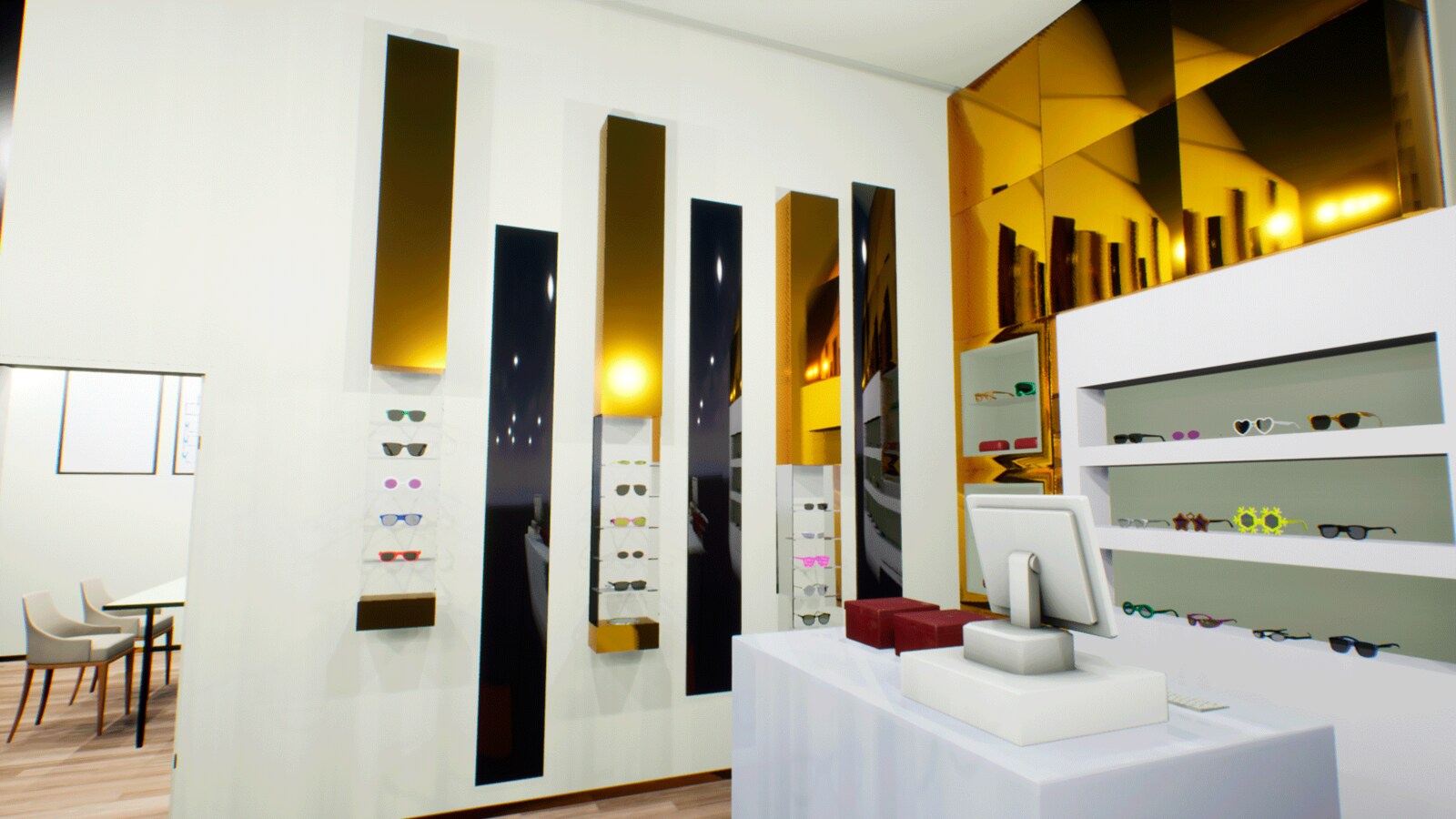 Glasses store showroom in Environments UE Marketplace