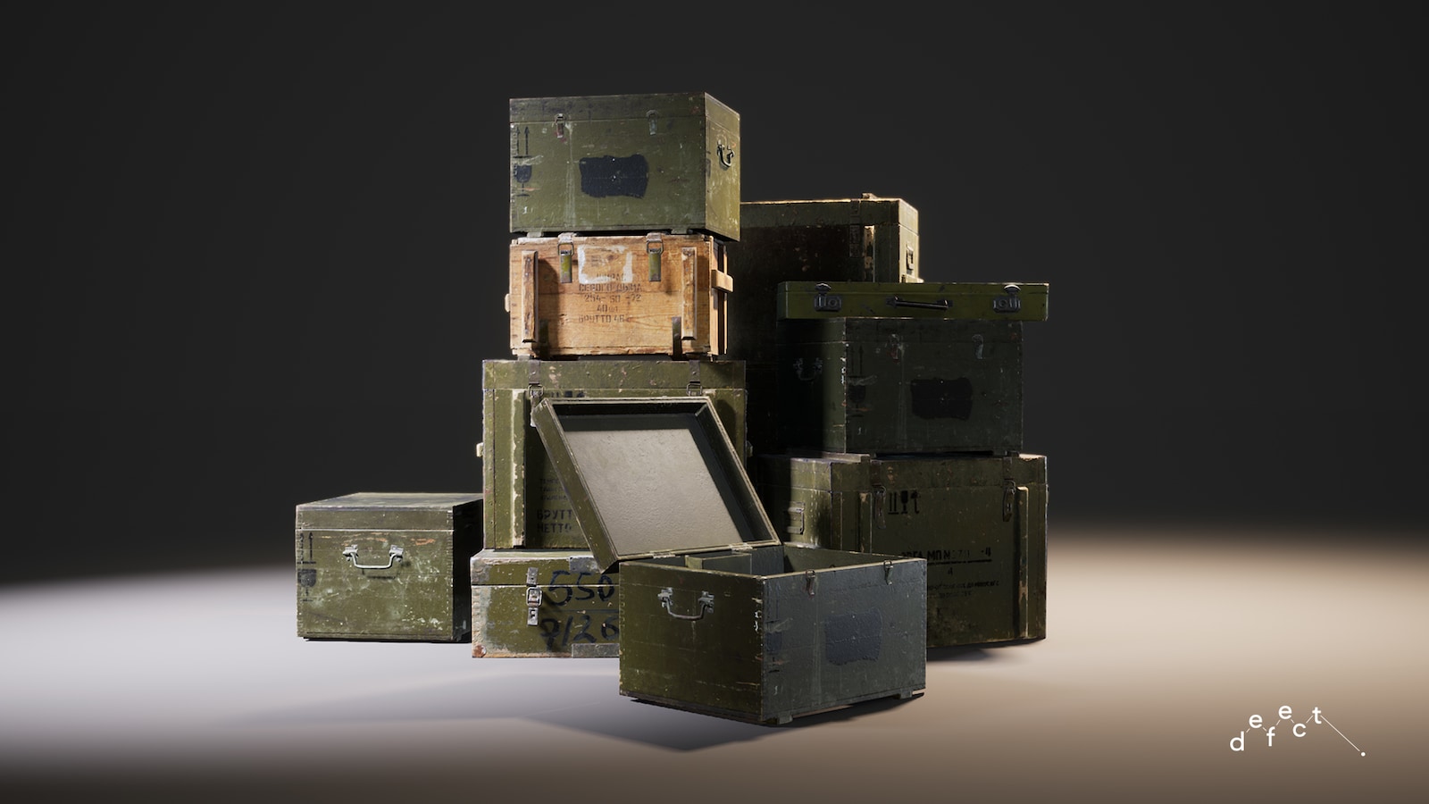 Military Crates Vol.1 in Props UE Marketplace