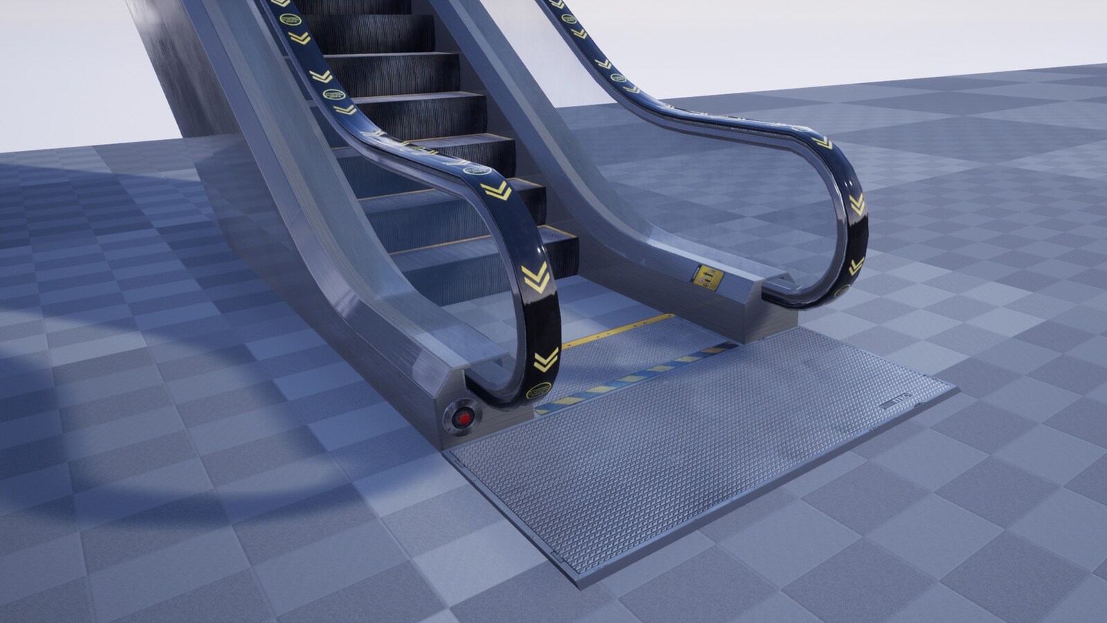 Escalators and Moving Walkways in Props UE Marketplace
