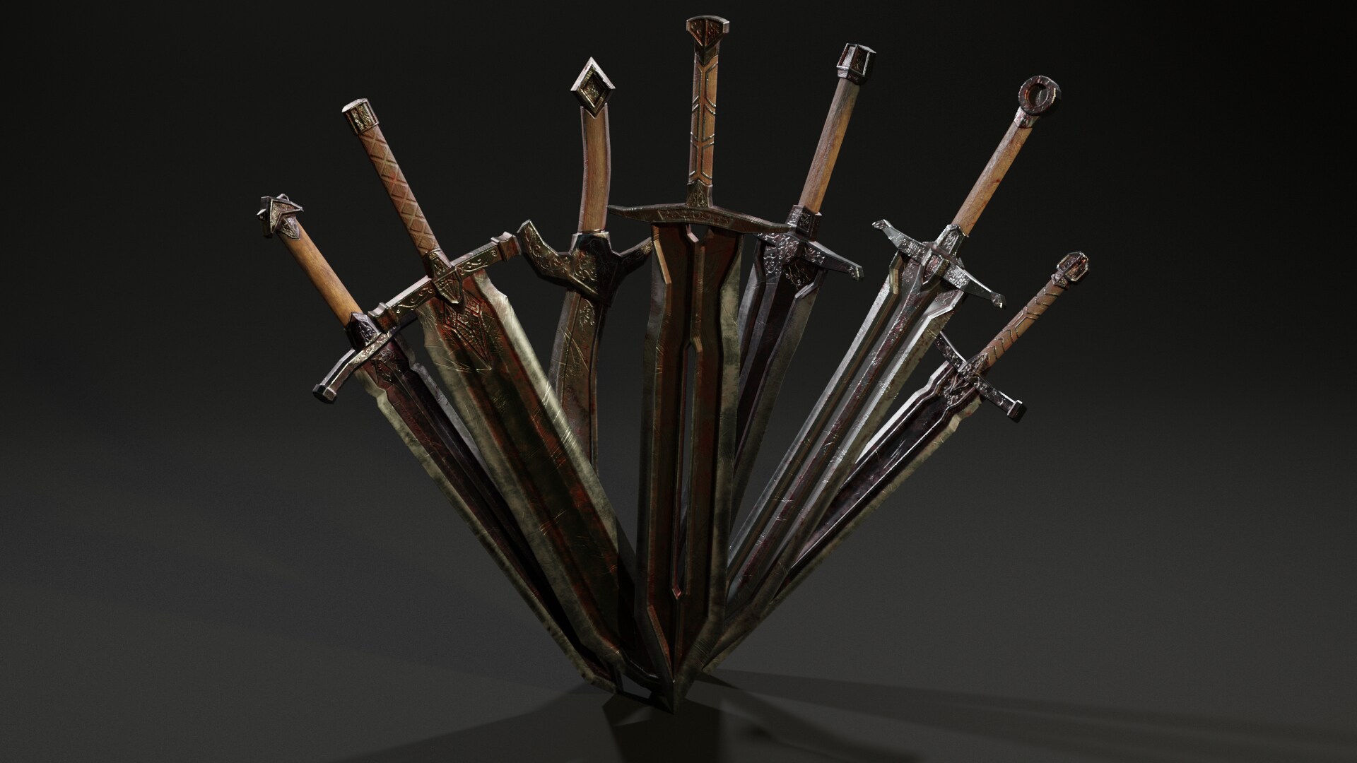 Weapons Swords and Shields