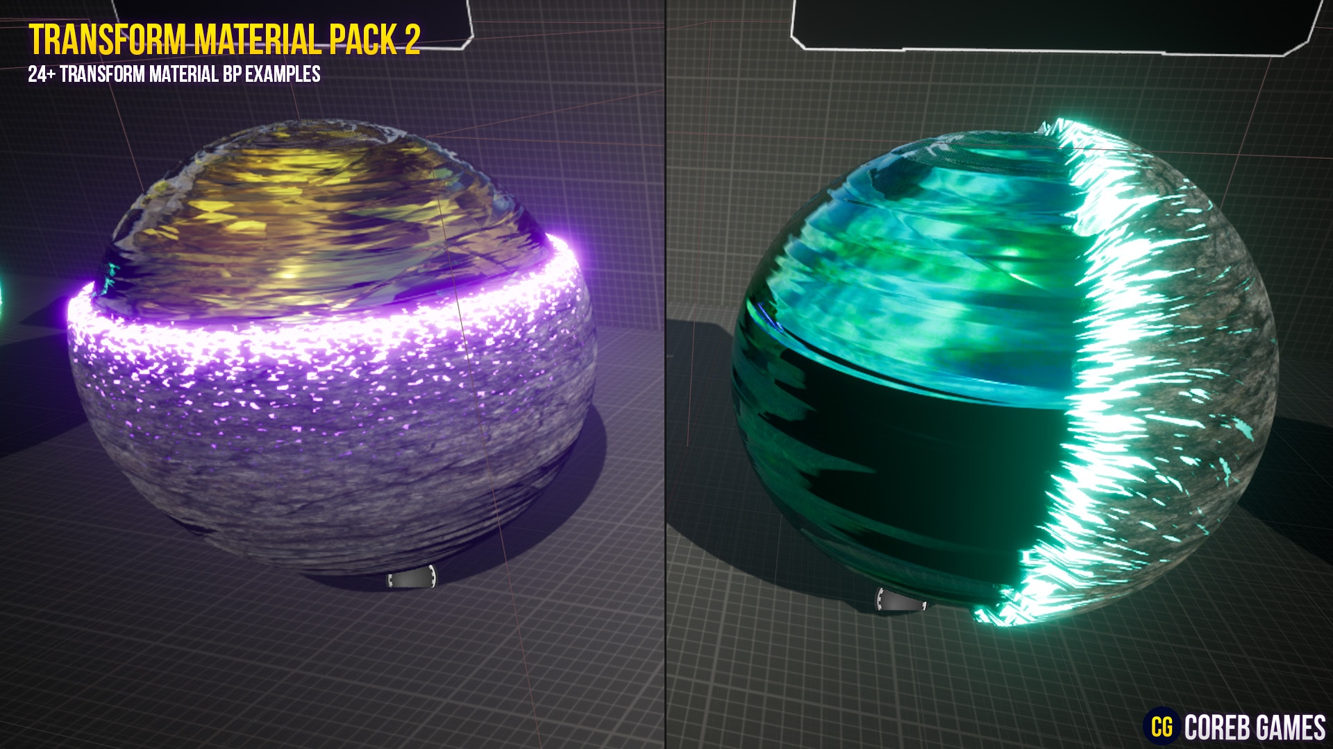 Interactive and Customizable Transform Material Pack 2 in Materials