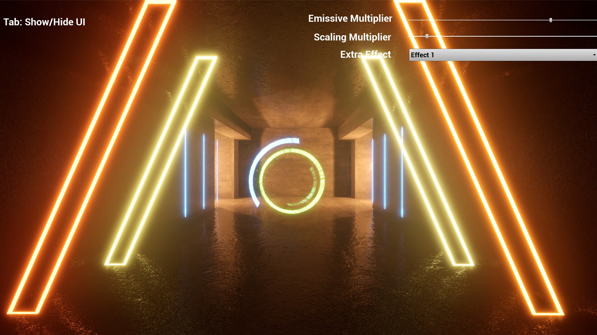 Audio synesthesia Blueprint / Neon Environment in Blueprints UE Marketplace
