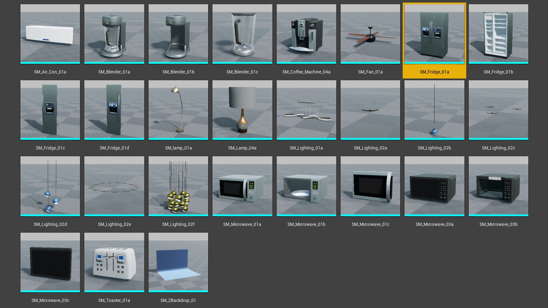 Arch Viz 2: VOL.3 - Lighting and Appliances in Props - UE Marketplace