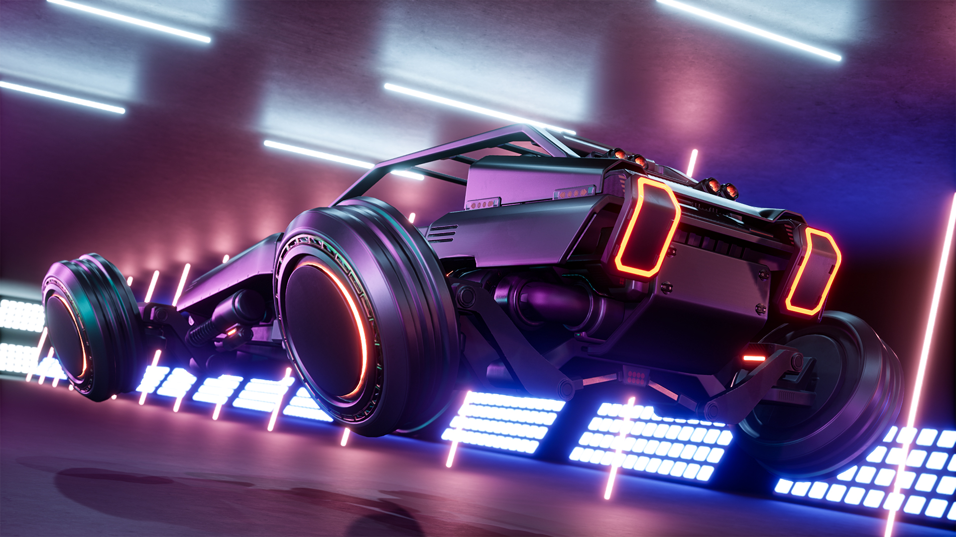 SciFi Cyber Hover Buggy 2