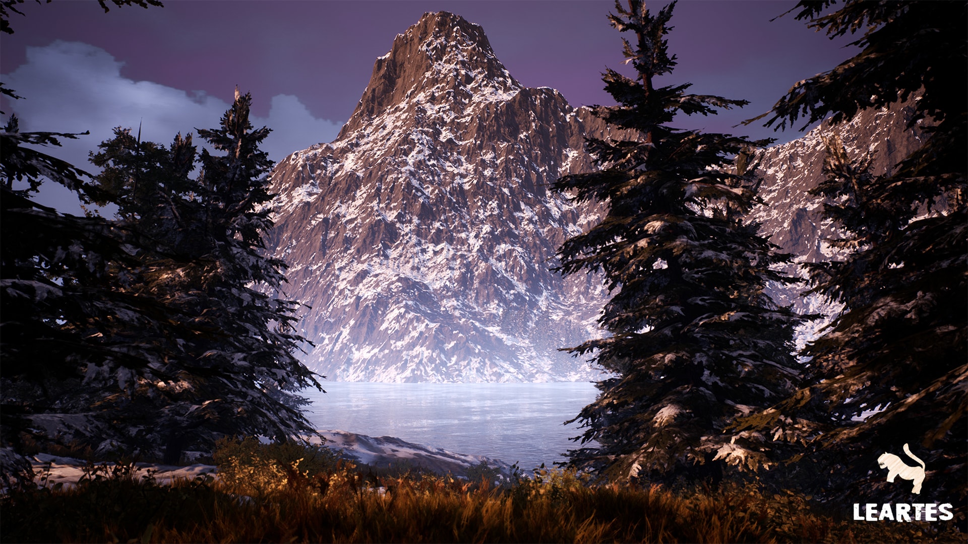 Nordic / Viking Landscape ( Snowy / Sunny )