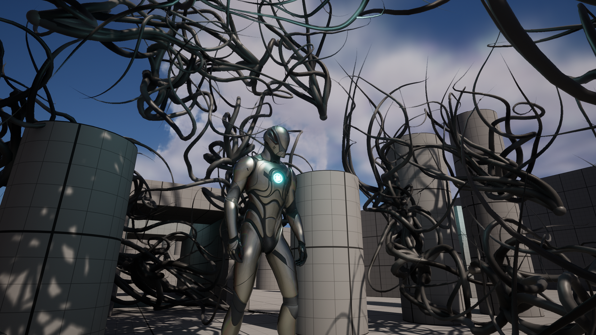 Dynamic Tentacles Niagara VFX