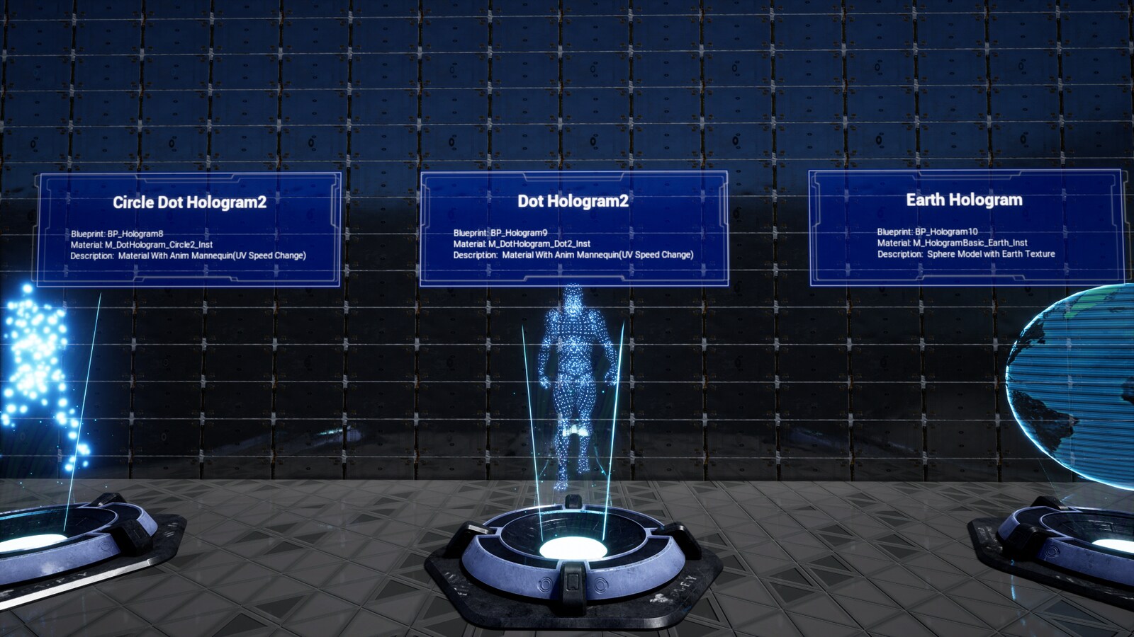 HOLOGRAM VFX Pack in Visual Effects UE Marketplace