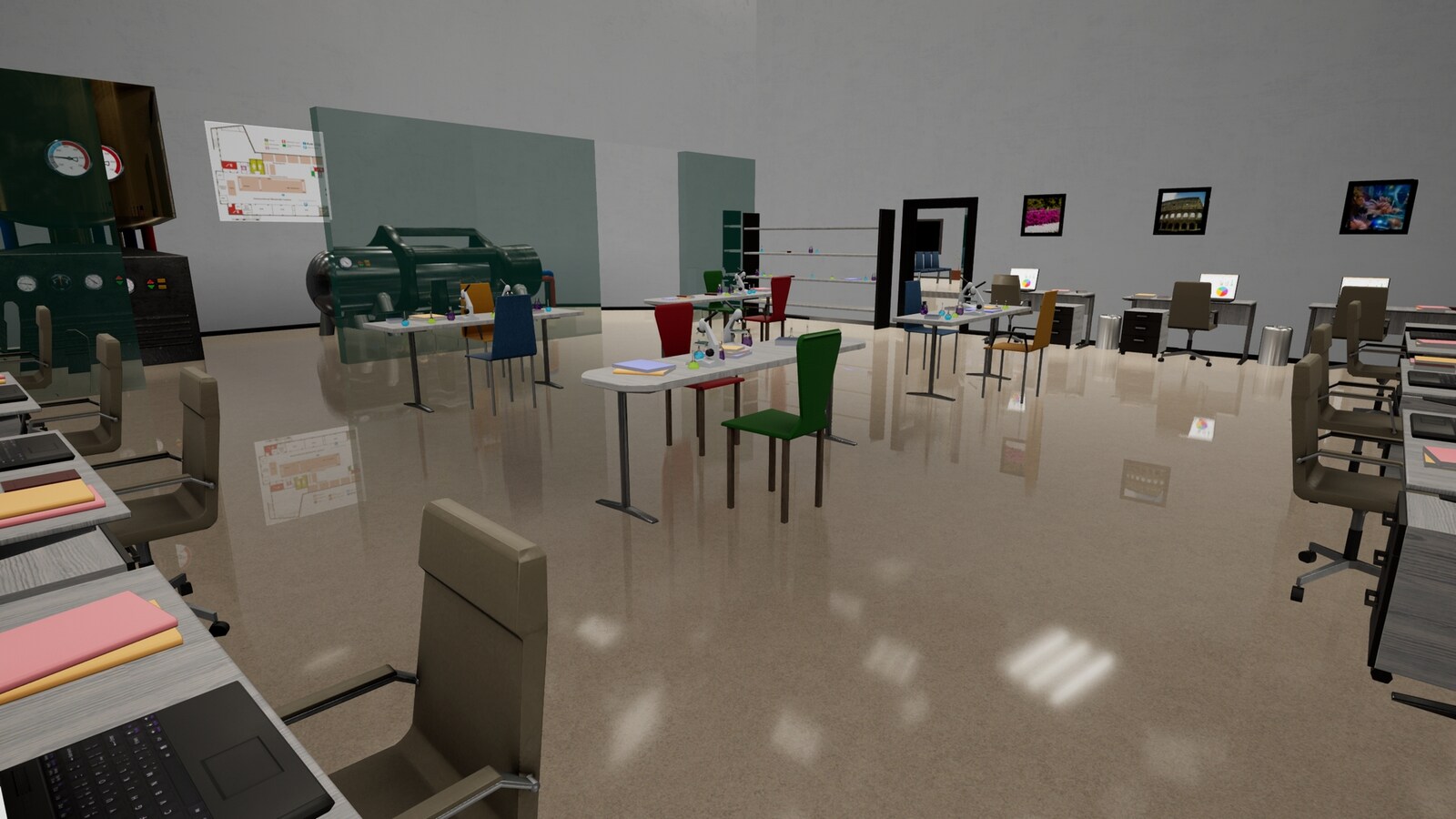  Modular MegaPack For Creating Office Lab Buildings 