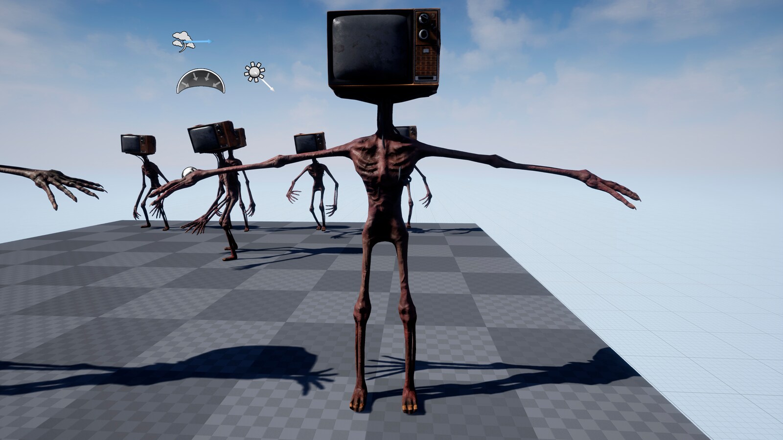 TV head Monster in Characters UE Marketplace