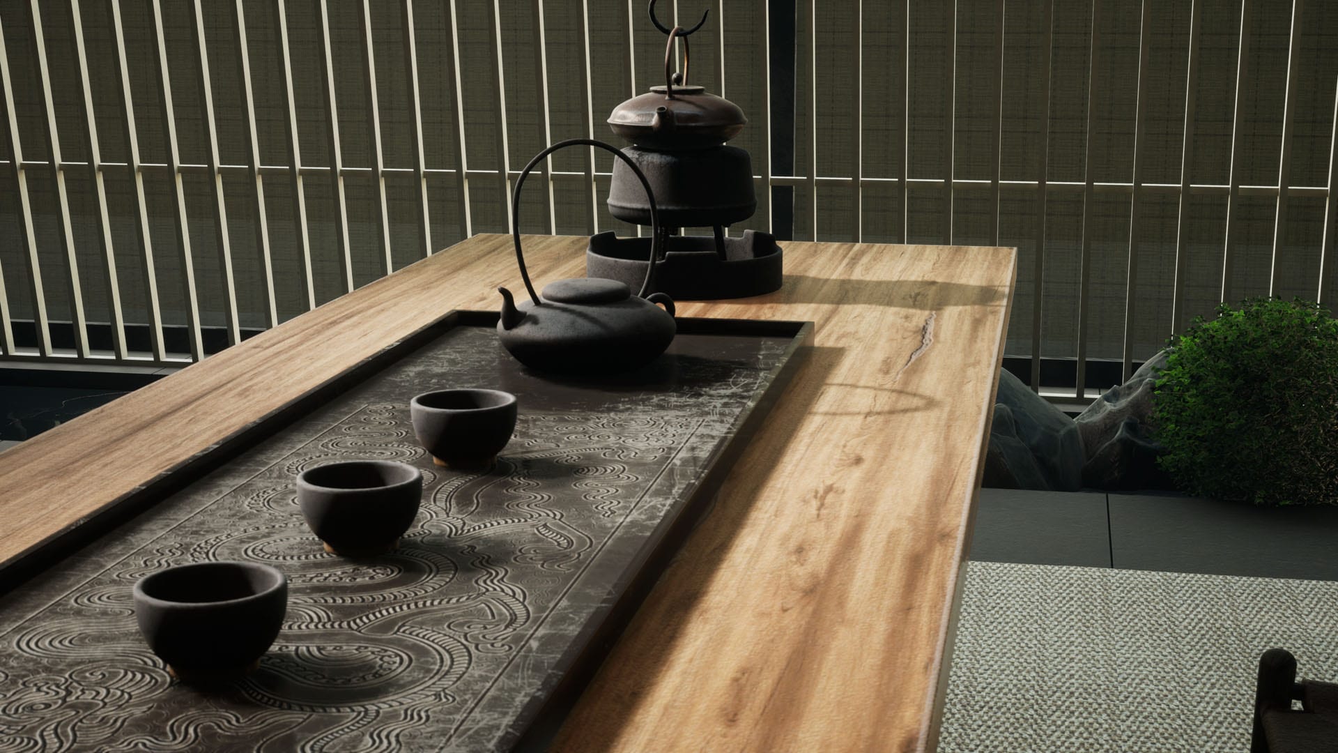 在环境创建的Tea house four seasons 虚幻引擎商城