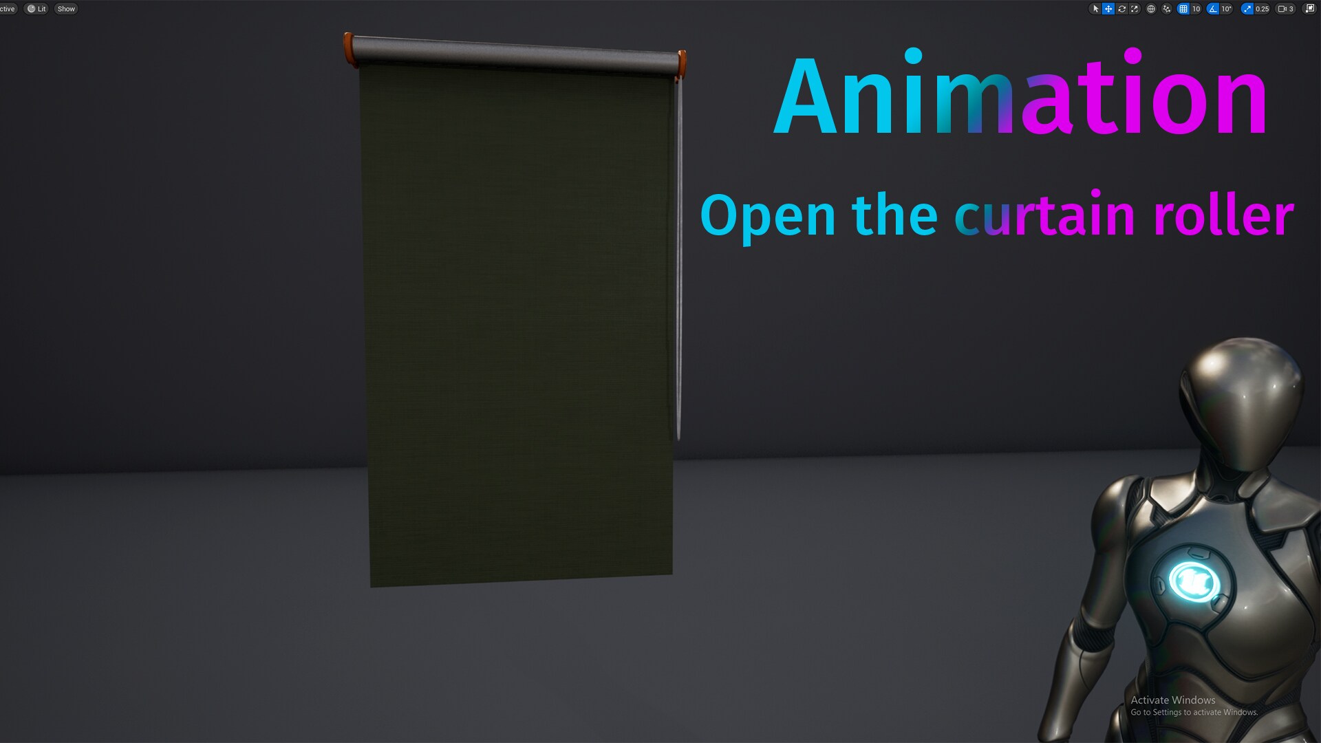 Door Lock Animation in Blueprints UE Marketplace